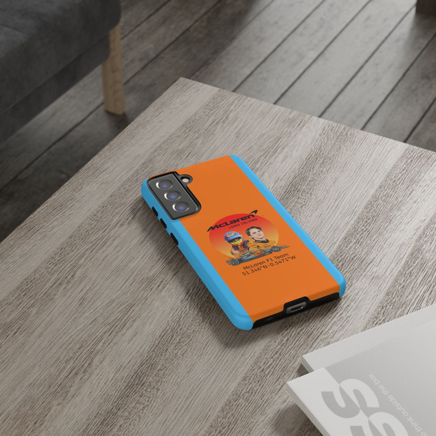 McLaren Long Island McLaren F1 inspired Oscar Piastri Impact-Resistant Phone Case - Sleek & Stylish