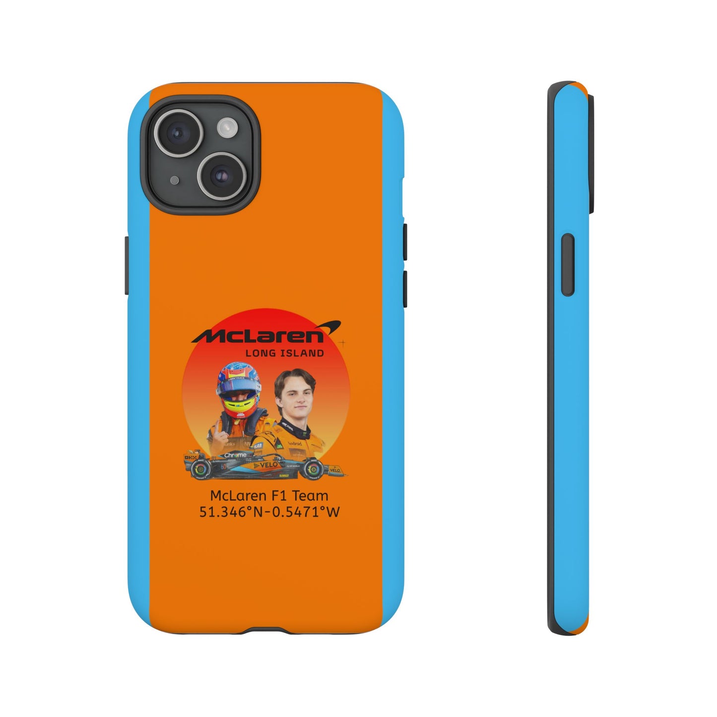 McLaren Long Island McLaren F1 inspired Oscar Piastri Impact-Resistant Phone Case - Sleek & Stylish