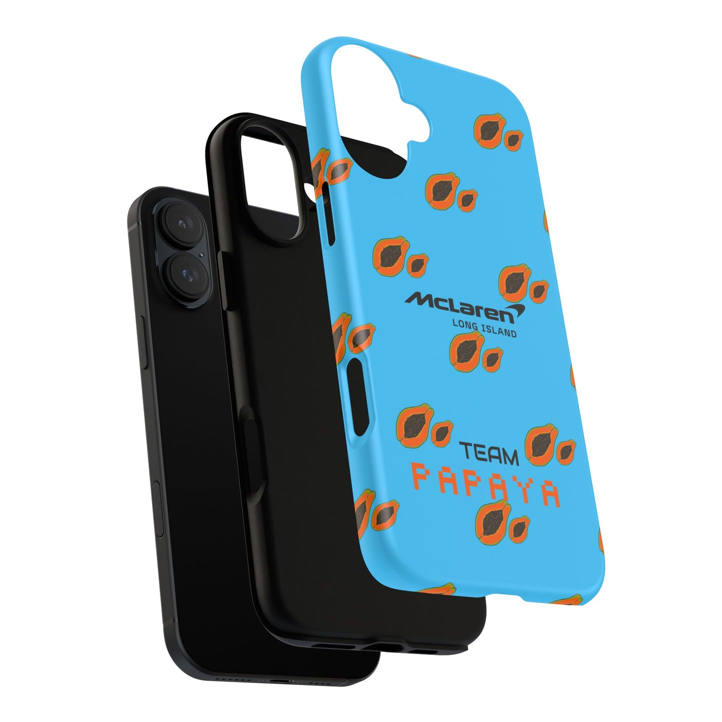 McLaren Long Island Team Papaya Impact-Resistant Phone Case - Sleek & Stylish