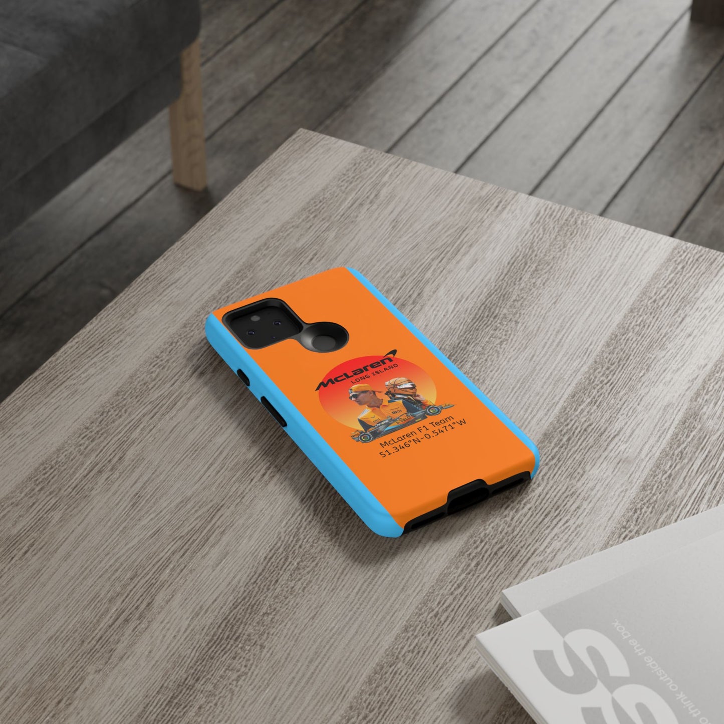 McLaren Long Island McLaren F1 inspired Lando Norris Impact-Resistant Phone Case - Sleek & Stylish