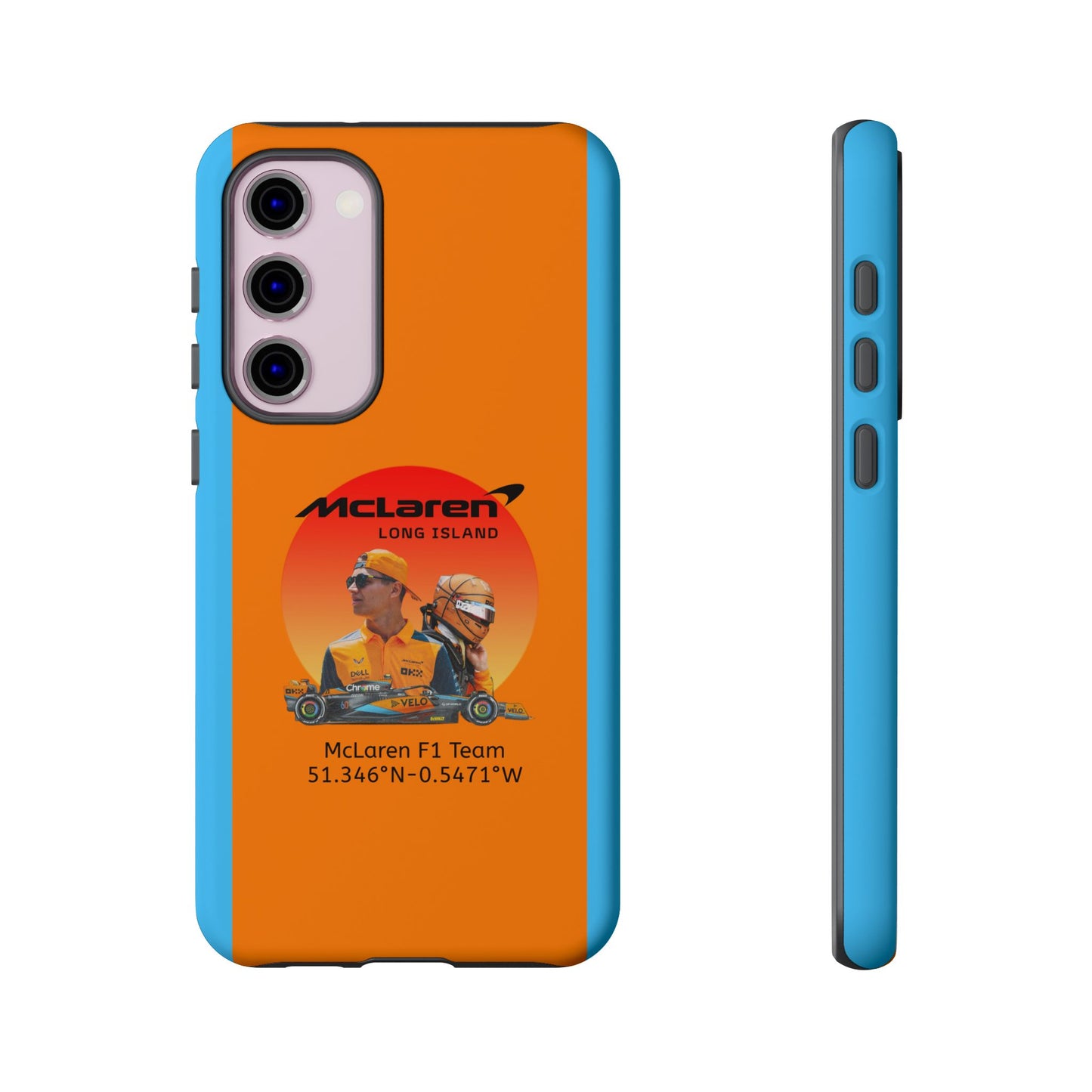 McLaren Long Island McLaren F1 inspired Lando Norris Impact-Resistant Phone Case - Sleek & Stylish