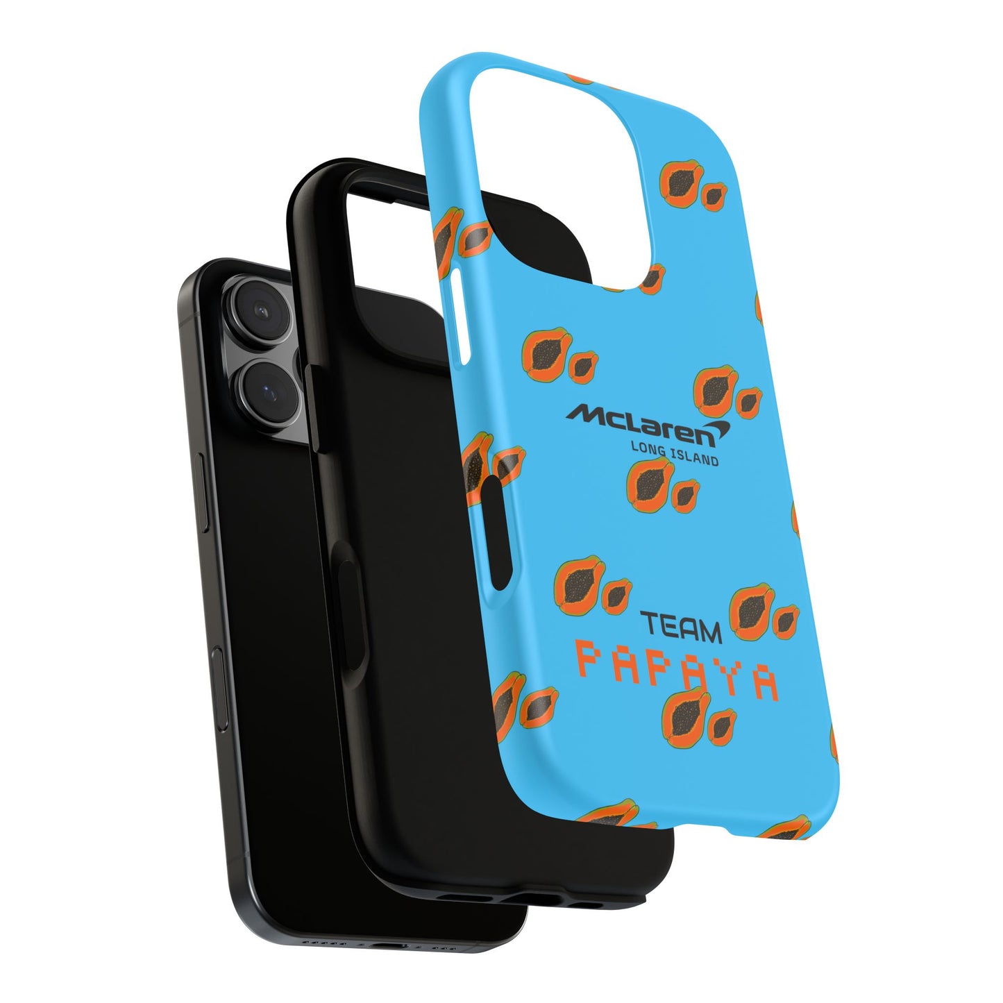 McLaren Long Island Team Papaya Impact-Resistant Phone Case - Sleek & Stylish
