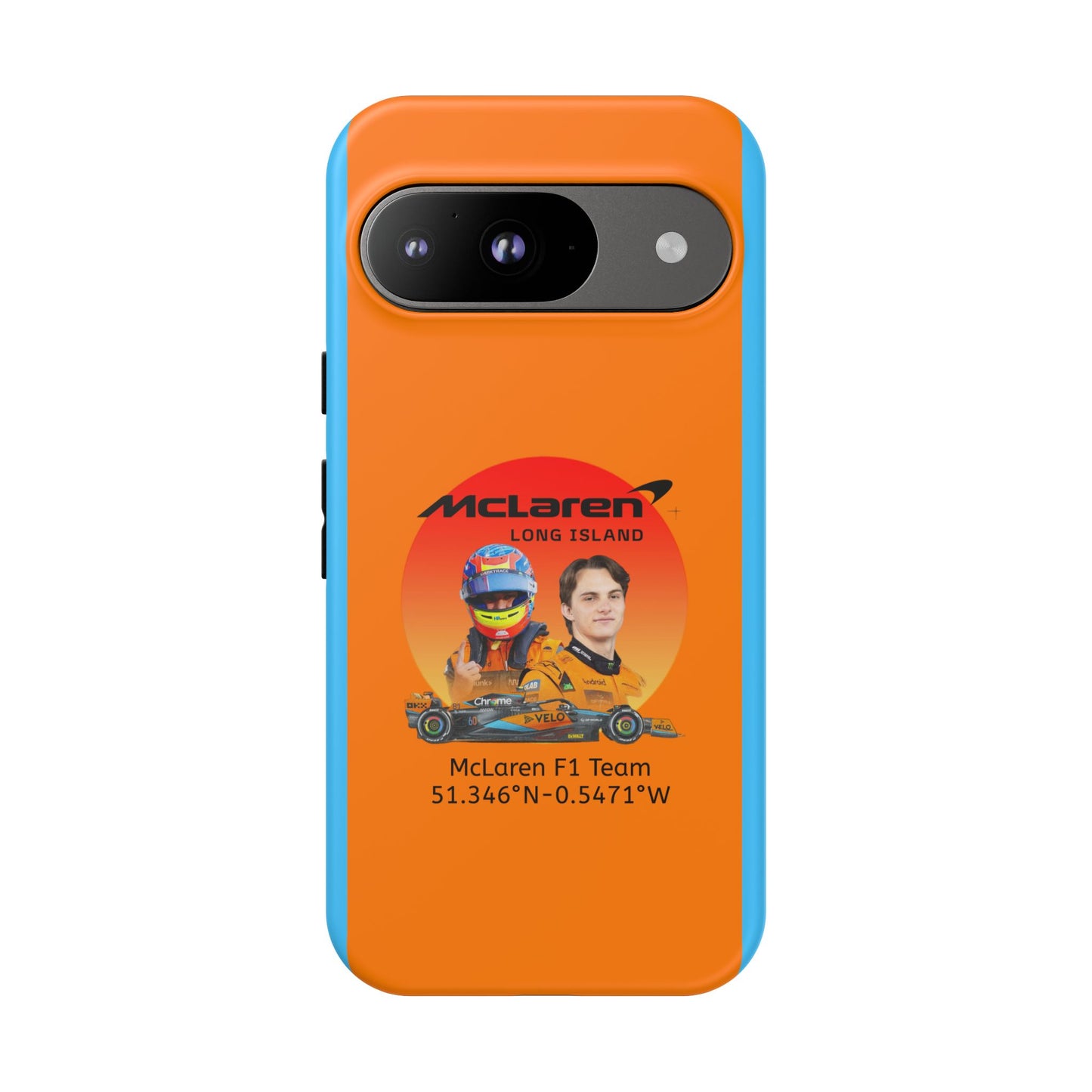 McLaren Long Island McLaren F1 inspired Oscar Piastri Impact-Resistant Phone Case - Sleek & Stylish