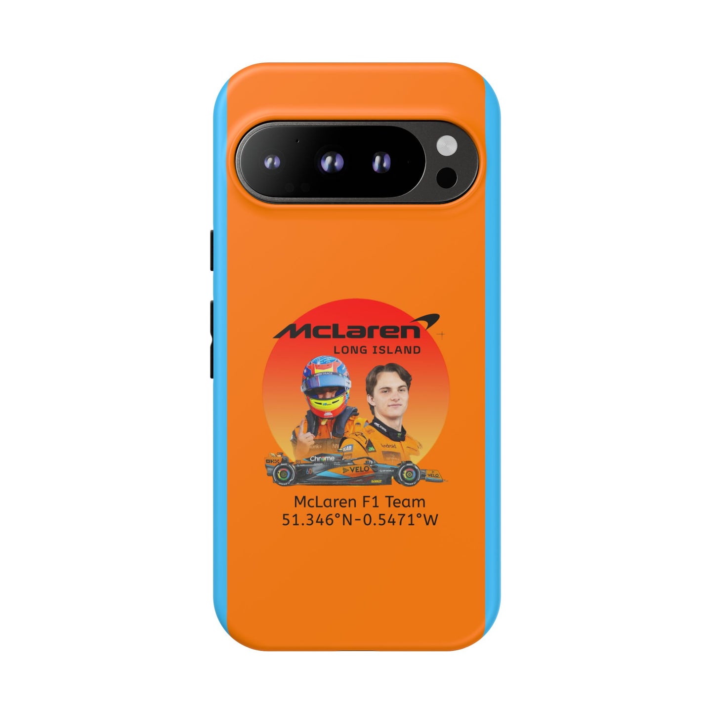 McLaren Long Island McLaren F1 inspired Oscar Piastri Impact-Resistant Phone Case - Sleek & Stylish