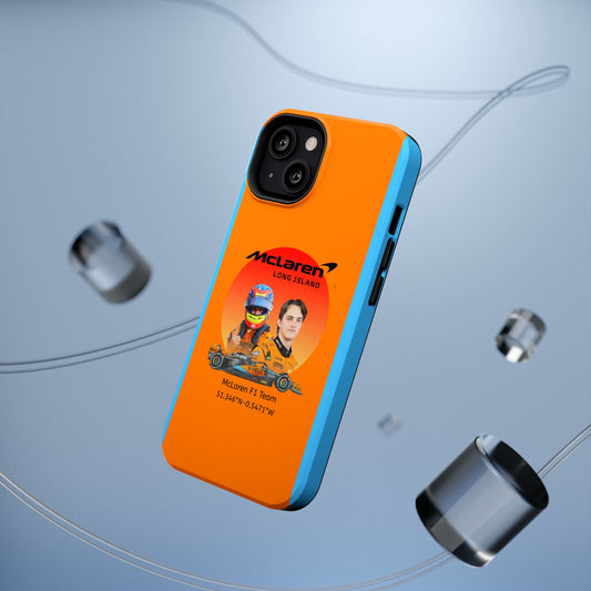 McLaren Long Island McLaren F1 inspired Oscar Piastri Impact-Resistant Phone Case - Sleek & Stylish