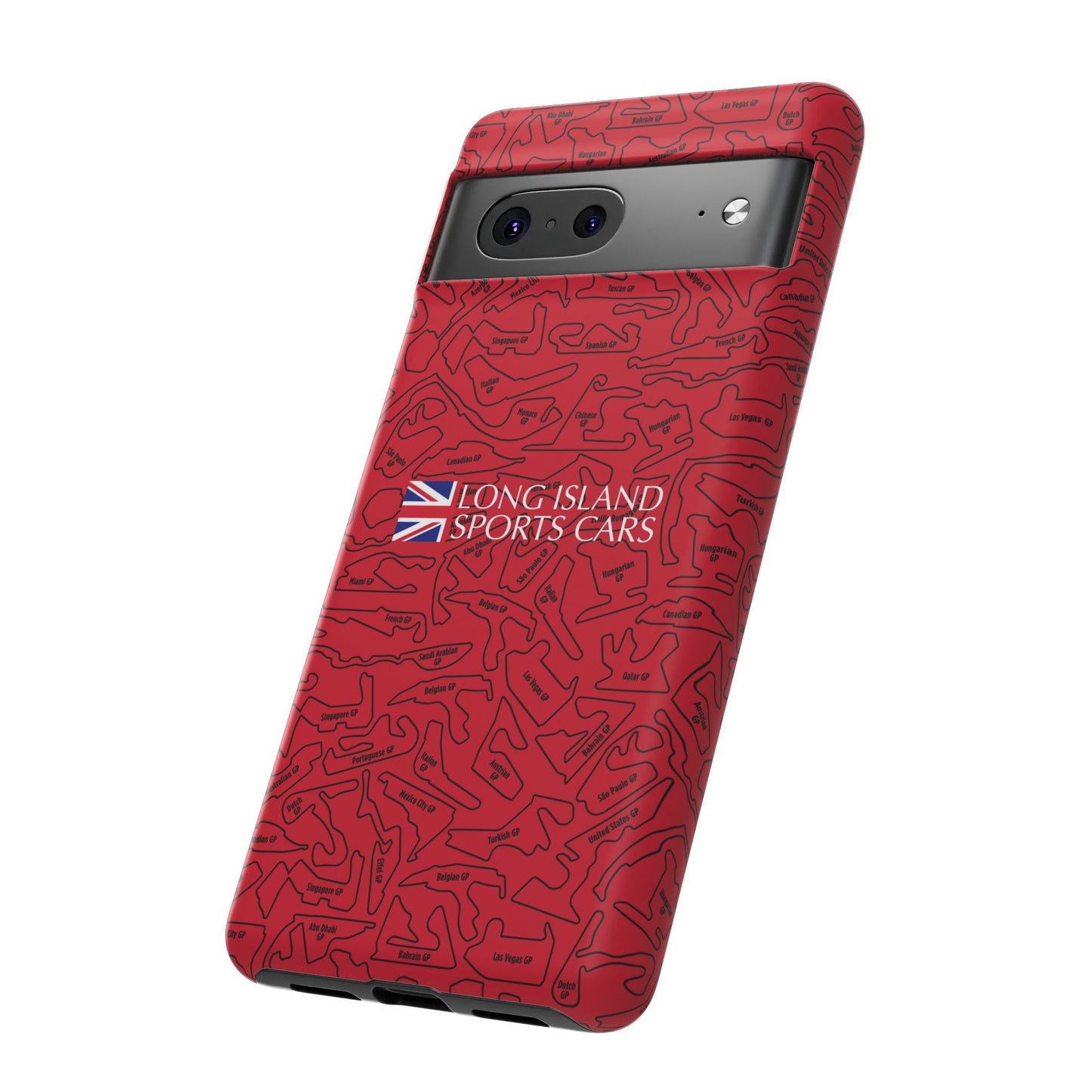 Long Island Sports Cars F1 race Track Inspired Impact-Resistant Phone Case