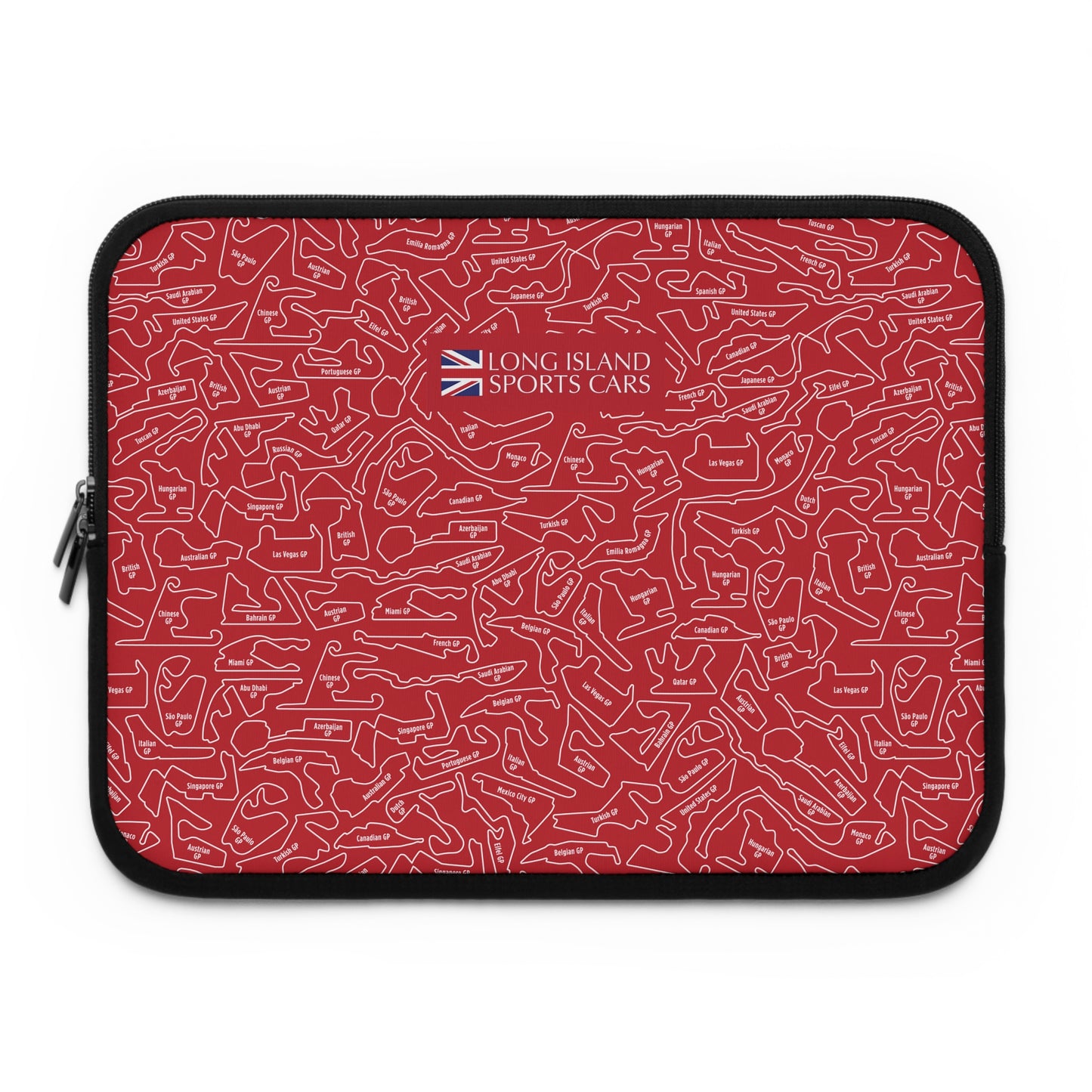 Long Island Sports Cars F1 Racetrack Laptop Sleeve