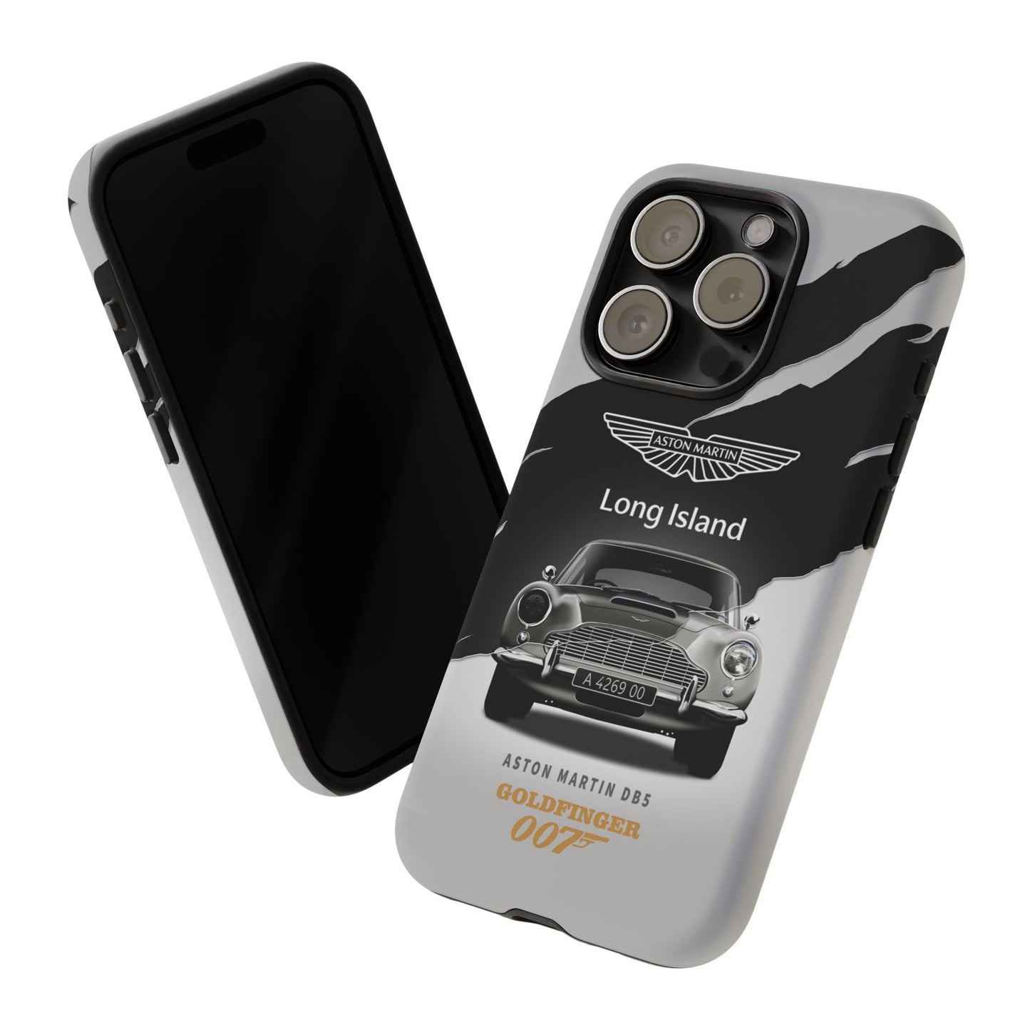 Aston Martin Long Island Phone Case Aston Martin DB5 Goldfinger 007 inspired Phone case (iPhone 8-17)