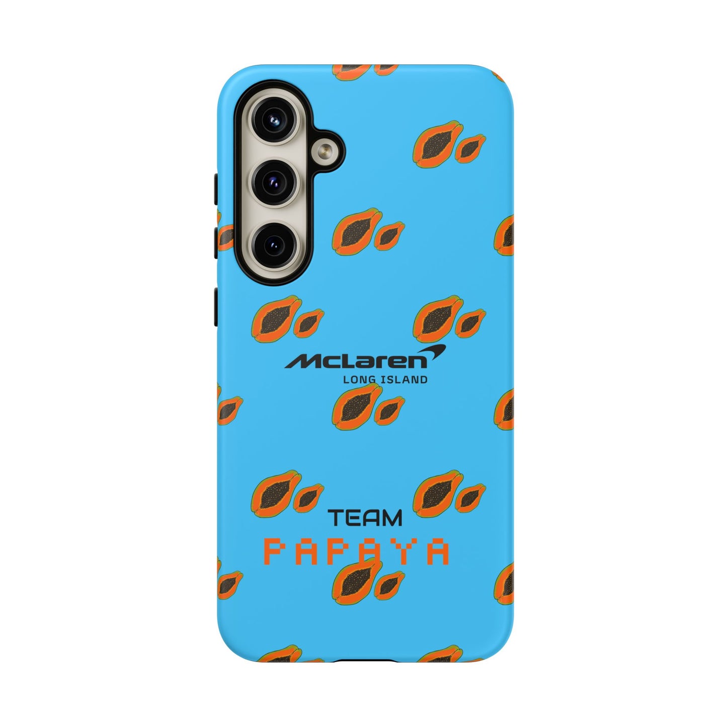 McLaren Long Island Team Papaya Impact-Resistant Phone Case - Sleek & Stylish