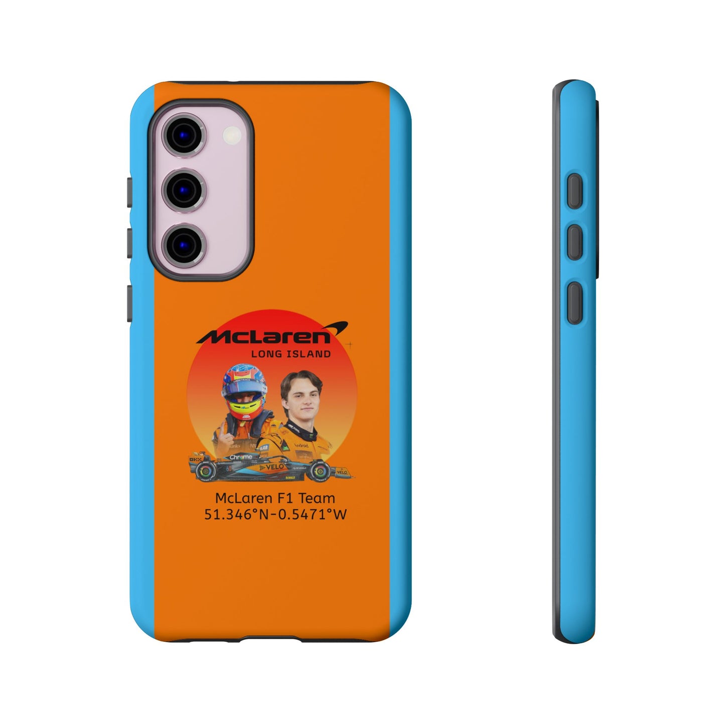 McLaren Long Island McLaren F1 inspired Oscar Piastri Impact-Resistant Phone Case - Sleek & Stylish