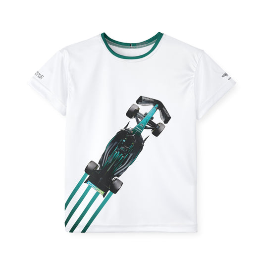 Kids Sports Jersey -Fernando Alonso Formula 1 inspired Design for Young Speed Enthusiasts