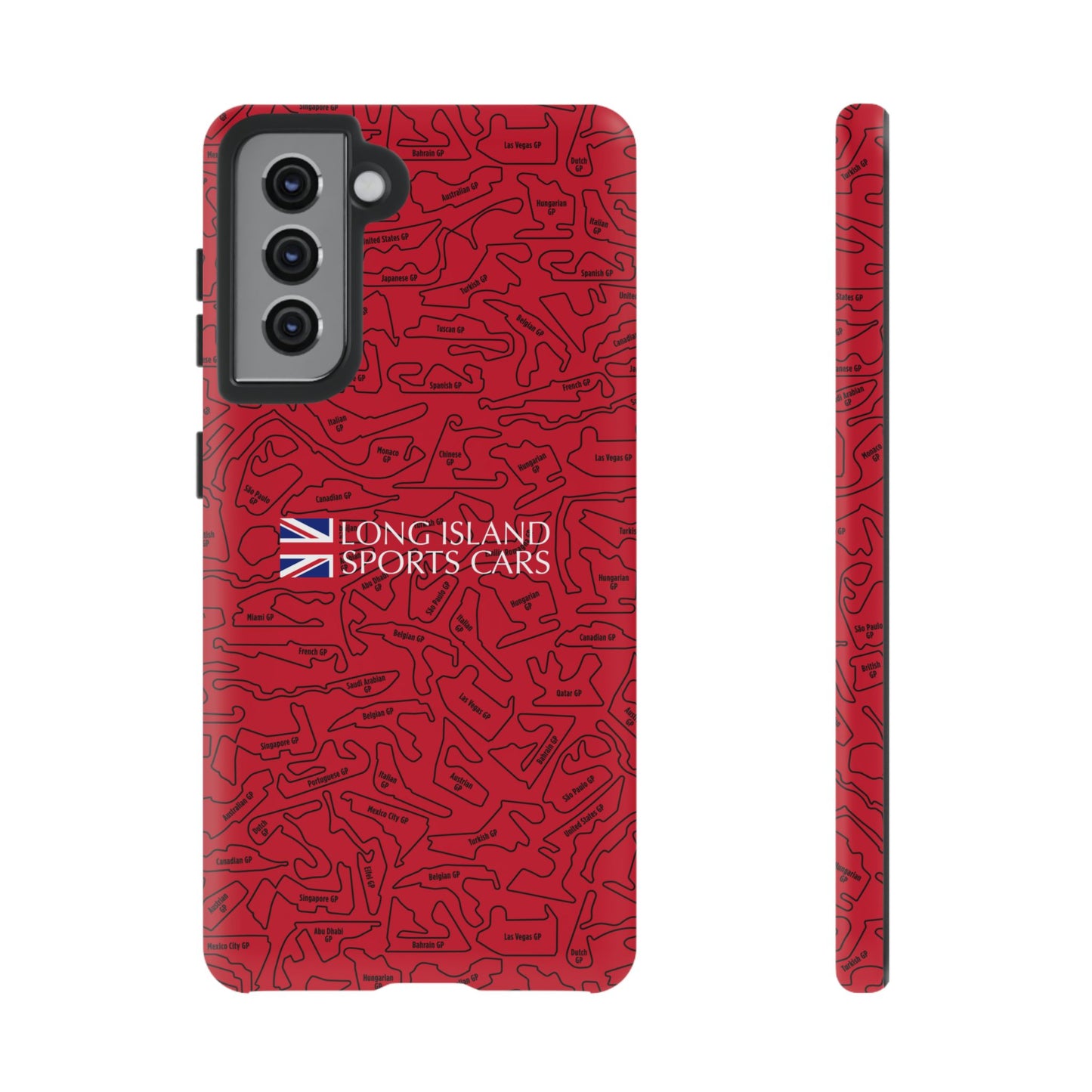 Long Island Sports Cars F1 race Track Inspired Impact-Resistant Phone Case