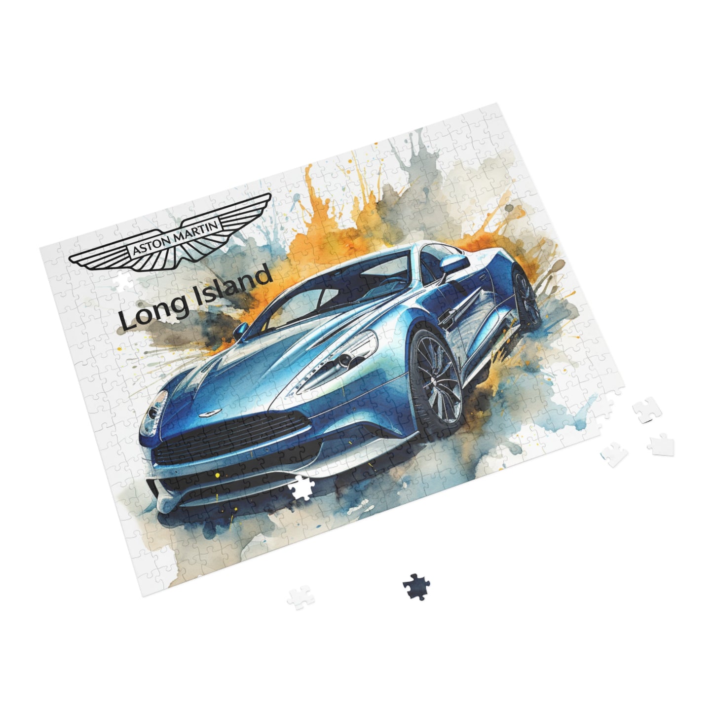 Aston Martin Long Island Vanquish Inspired Puzzle - 96, 252, 500, 1000-Piece Options