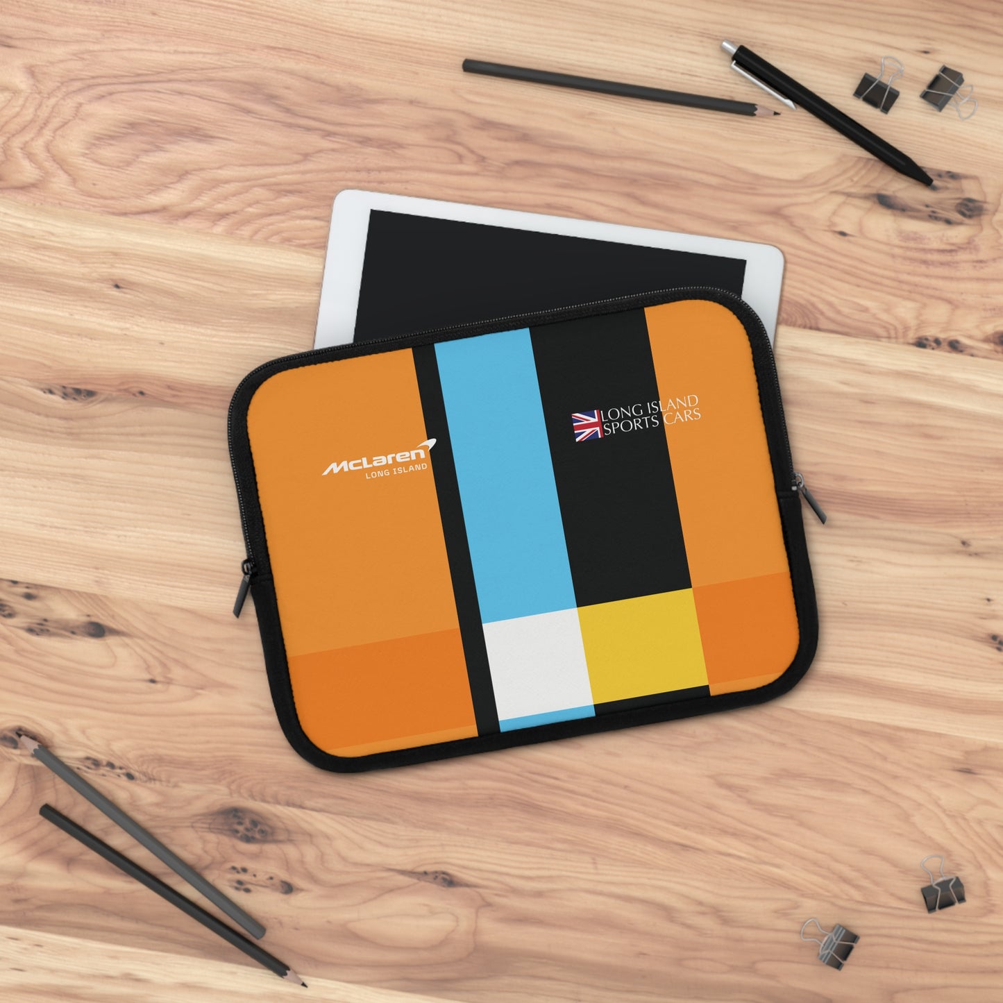 McLaren Long Island Orange Papaya Laptop Sleeve