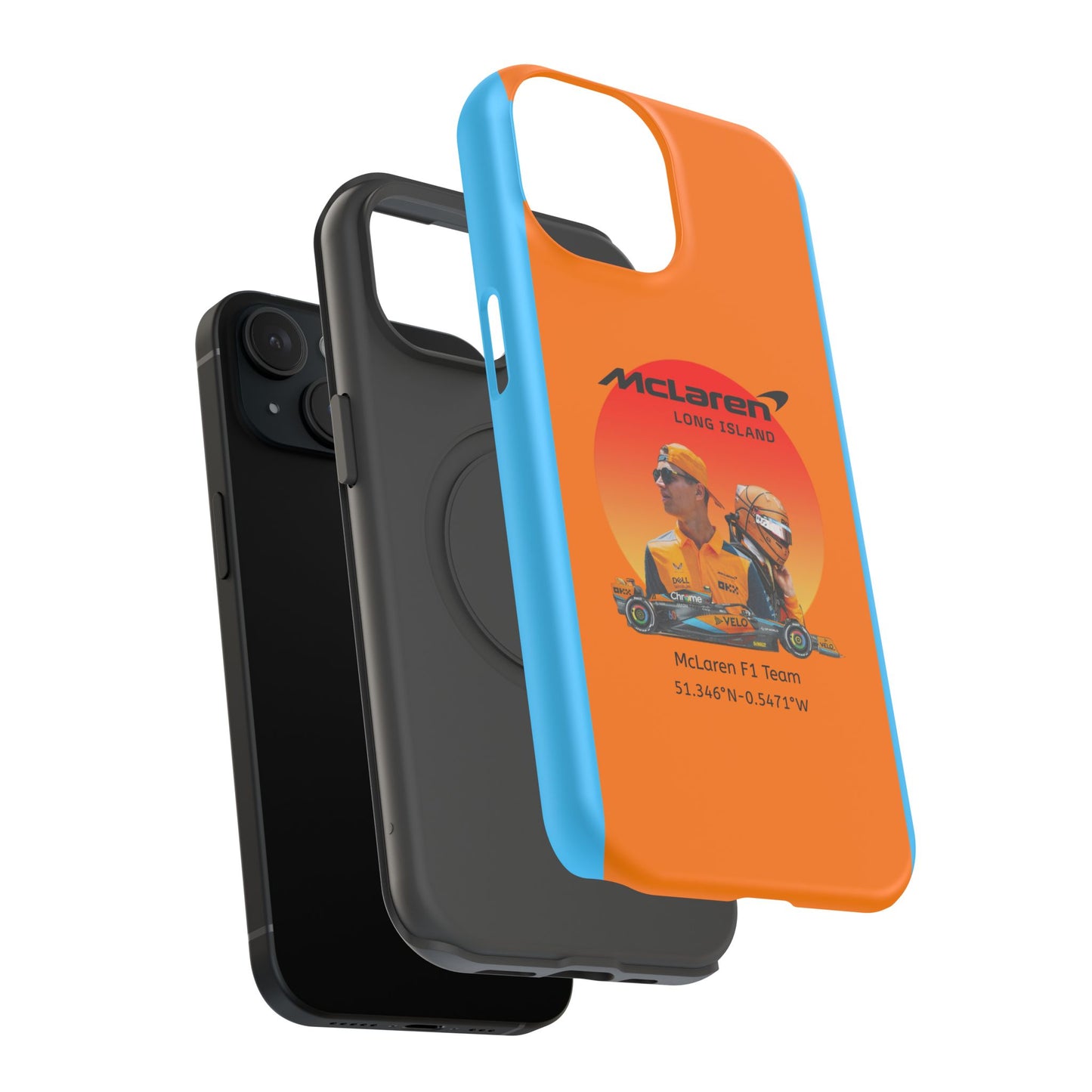 McLaren Long Island McLaren F1 inspired Lando Norris Impact-Resistant Phone Case - Sleek & Stylish