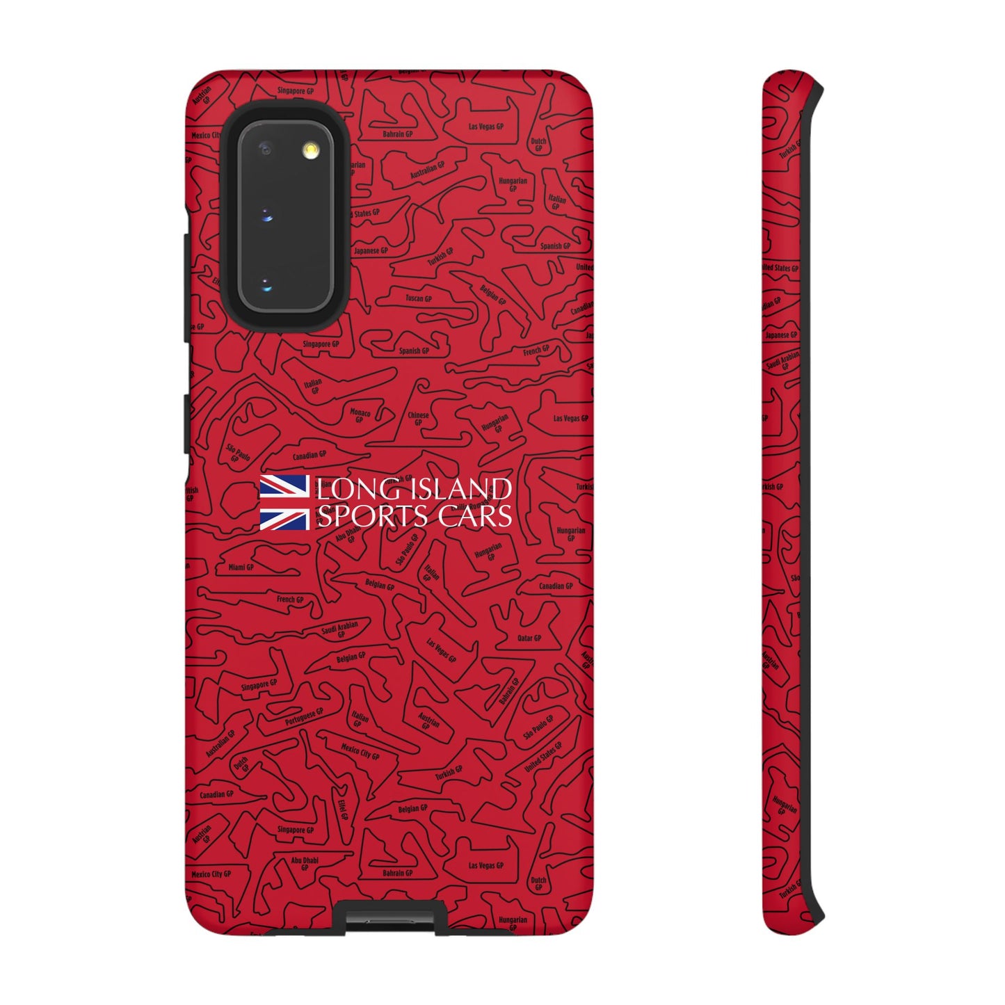 Long Island Sports Cars F1 race Track Inspired Impact-Resistant Phone Case