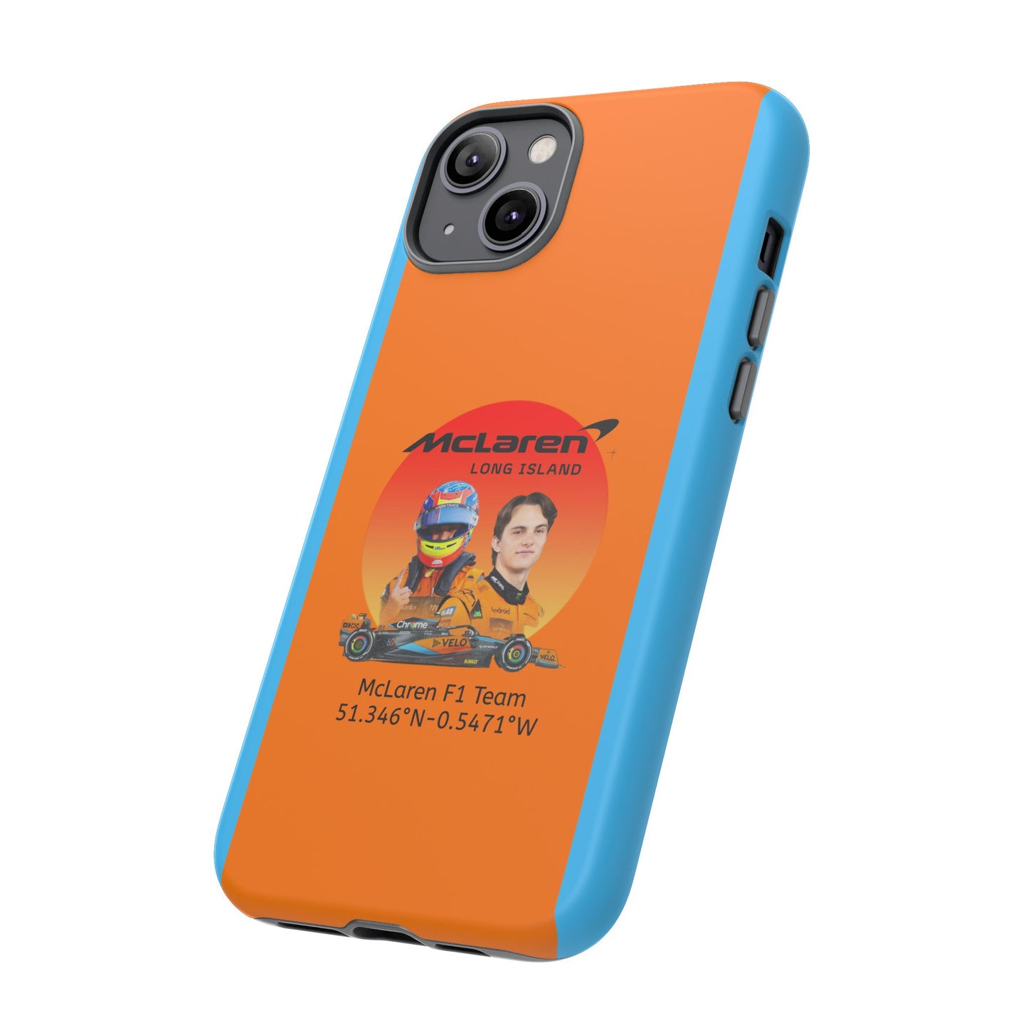 McLaren Long Island McLaren F1 inspired Oscar Piastri Impact-Resistant Phone Case - Sleek & Stylish