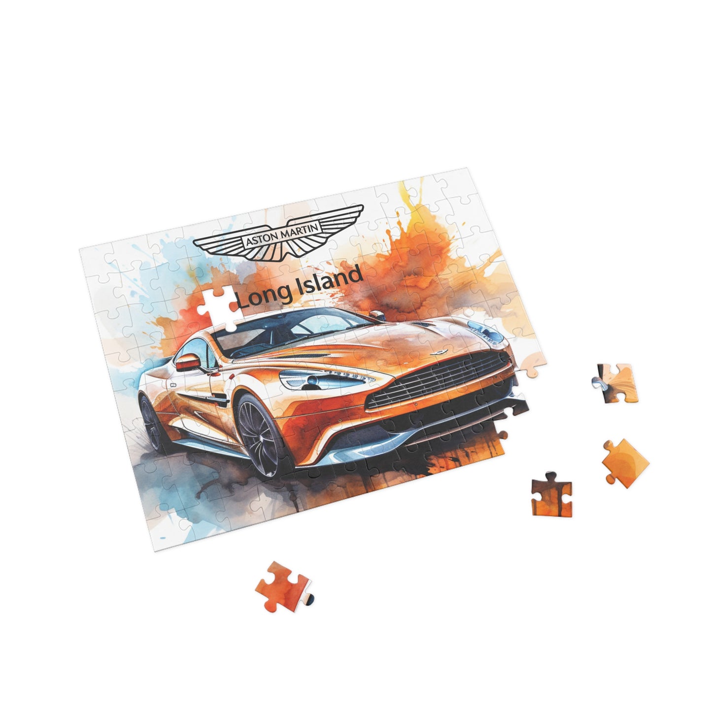Aston Martin Long Island Vanquish Inspired Puzzle - 96, 252, 500, 1000-Piece Options