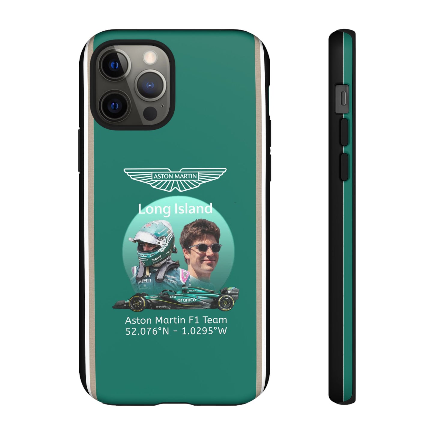 Aston Martin Long Island F1 inspired Lance Stroll Impact-Resistant Phone Case - Sleek & Stylish