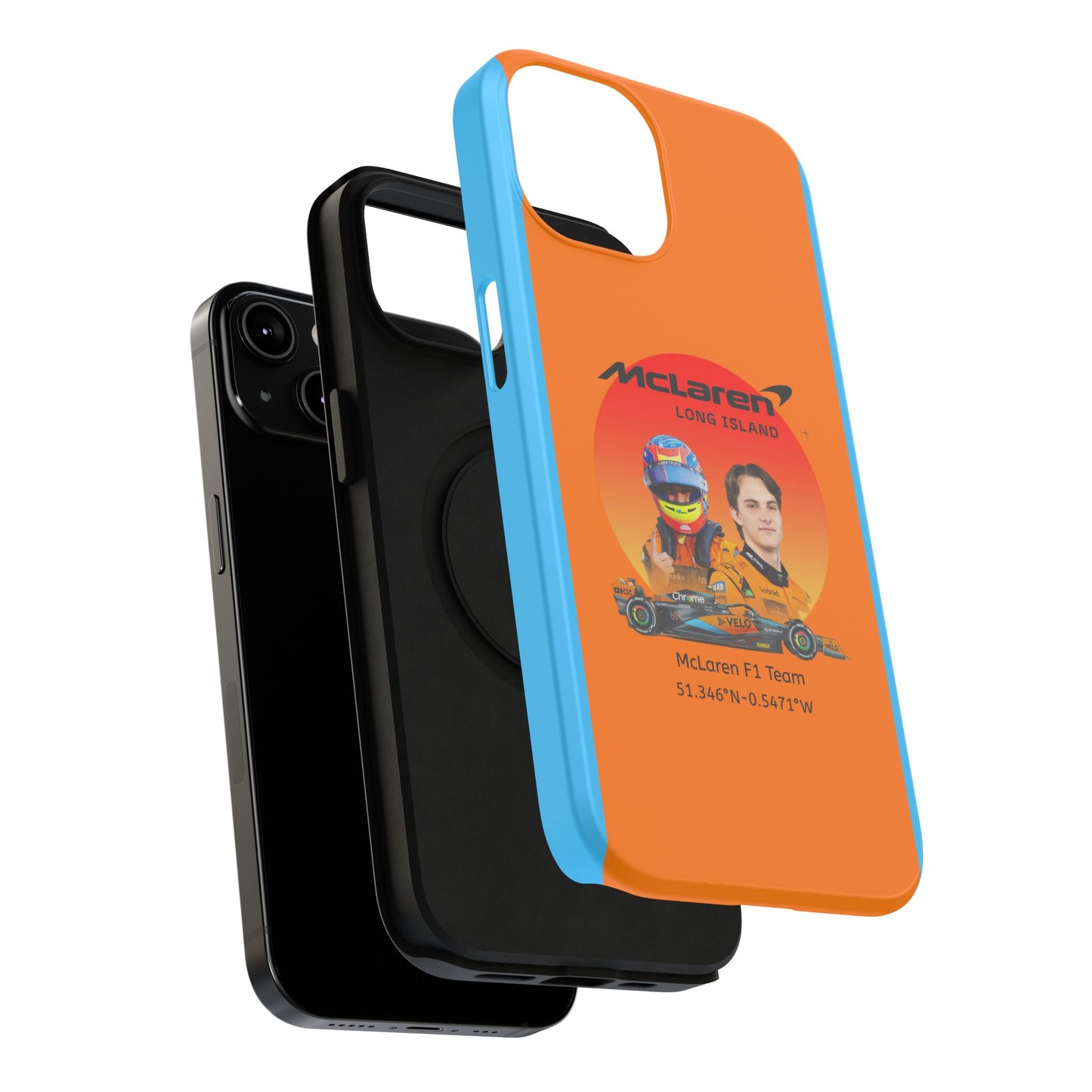 McLaren Long Island McLaren F1 inspired Oscar Piastri Impact-Resistant Phone Case - Sleek & Stylish