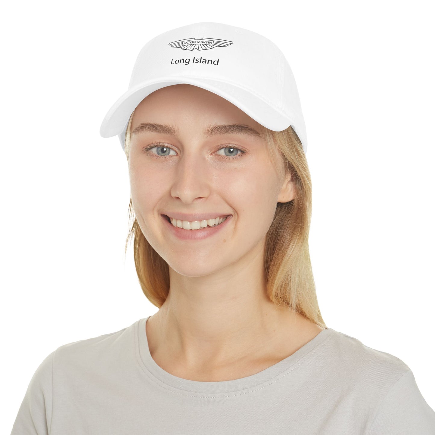 Aston Martin Long Island Stylish Low Profile Baseball Cap / White