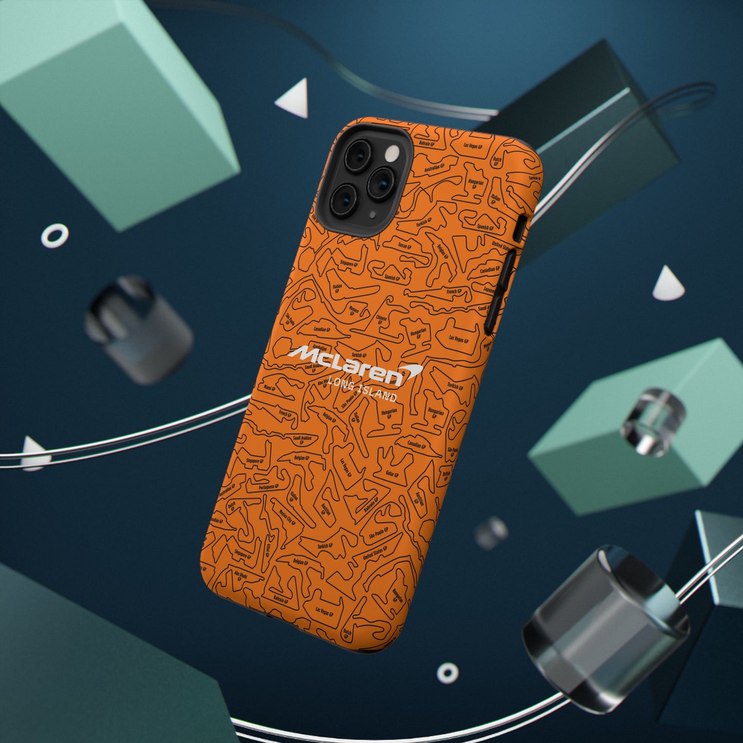 McLaren Long Island F1 race Track Inspired Impact-Resistant Phone Case