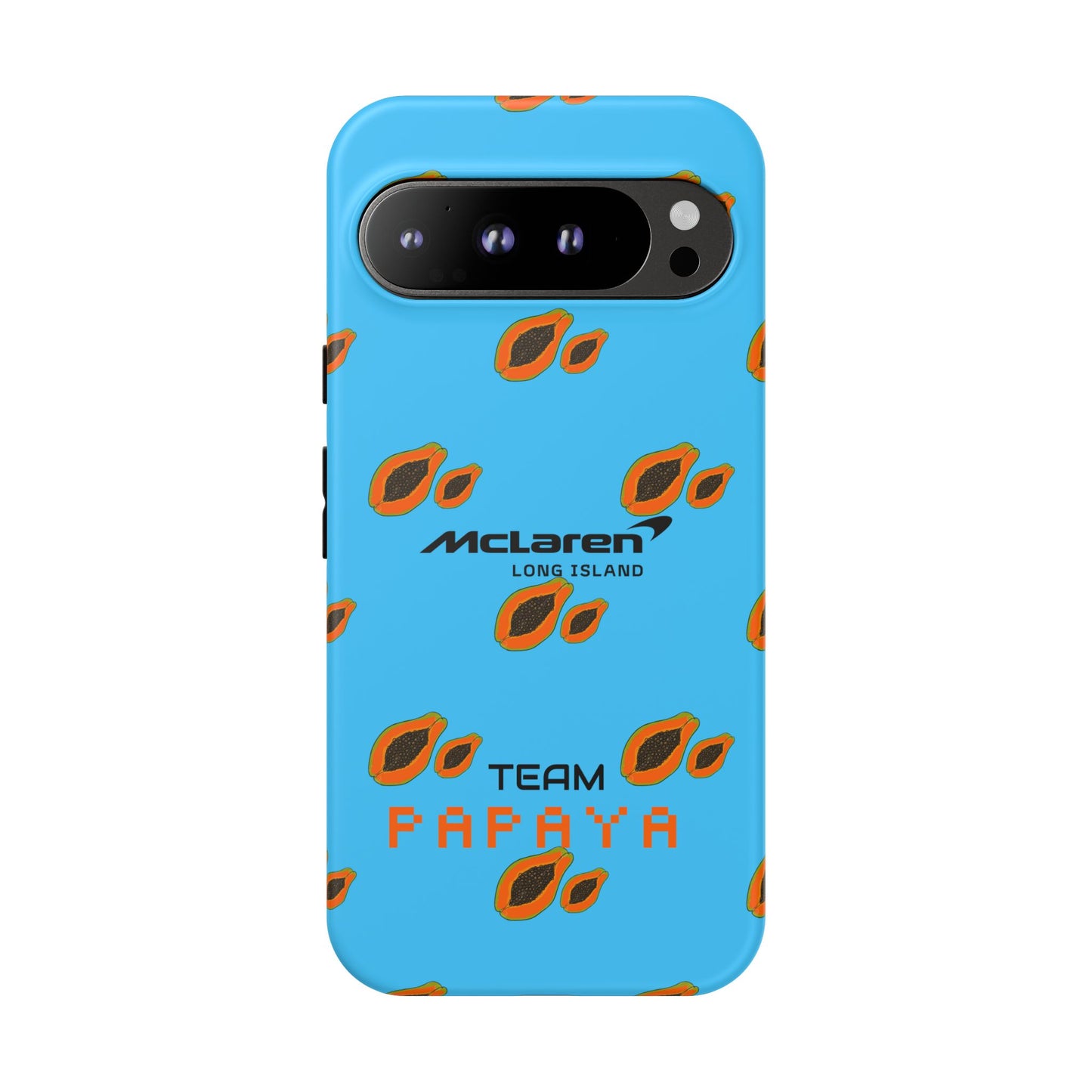 McLaren Long Island Team Papaya Impact-Resistant Phone Case - Sleek & Stylish