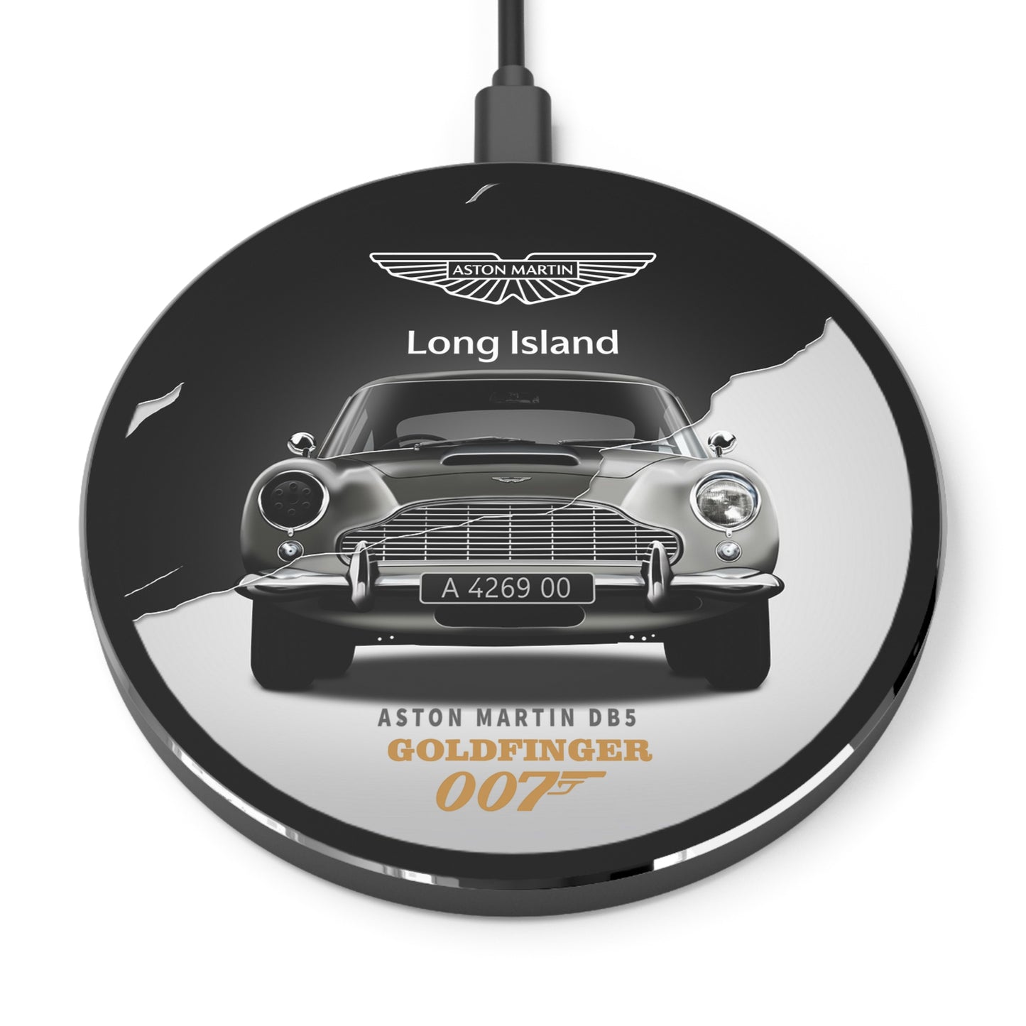 Aston Martin Long Island Phone Case Aston Martin DB5 Goldfinger 007 inspired  Wireless Charger - Fast Charging Pad