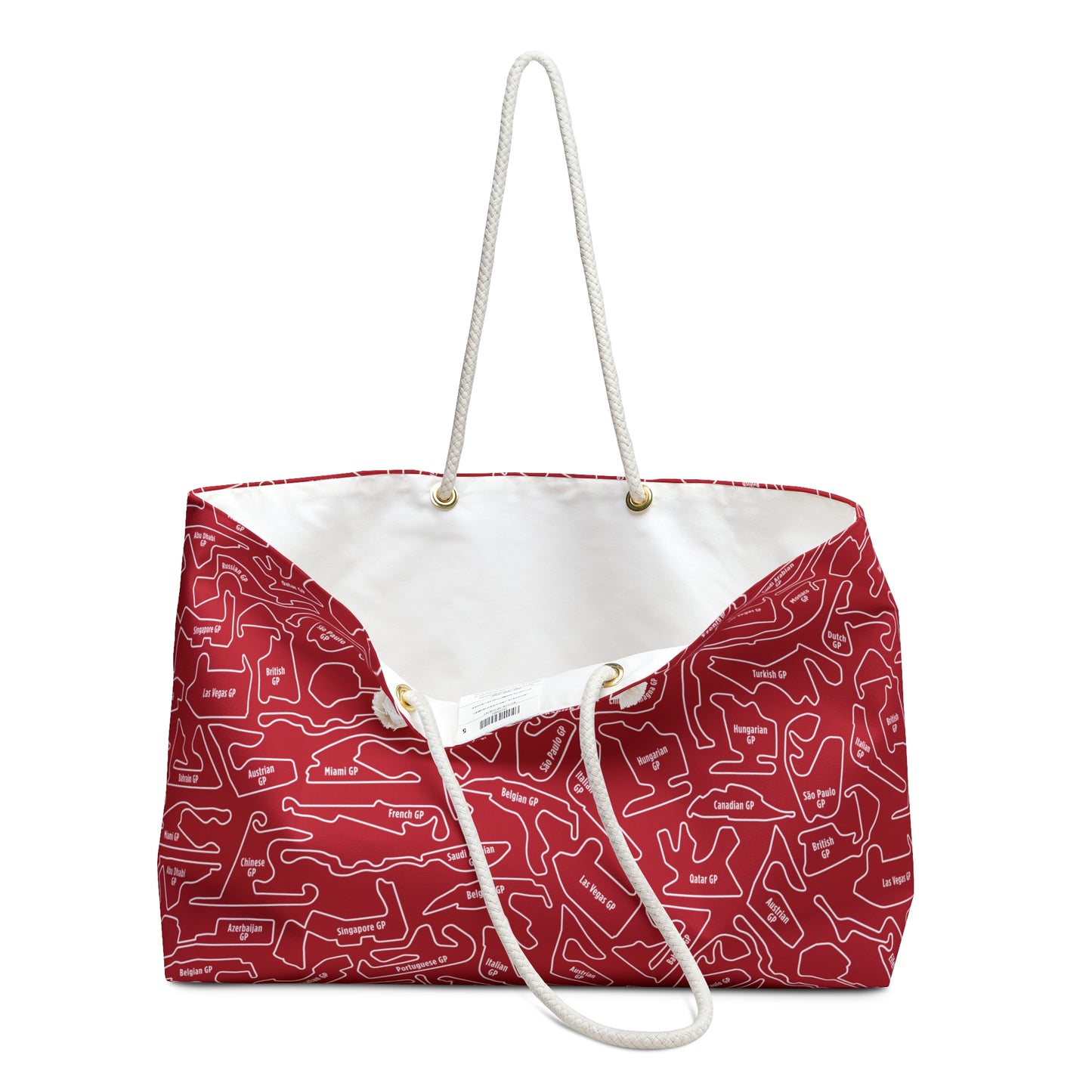Long Island Sports Cars F1 Racetrack Stylish Weekender Bag