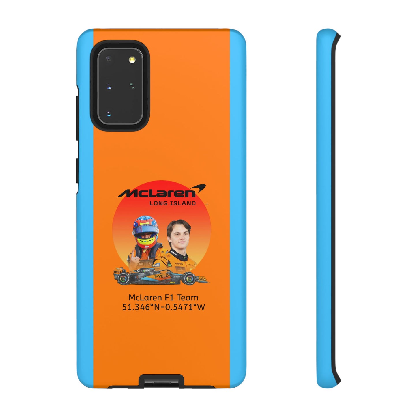 McLaren Long Island McLaren F1 inspired Oscar Piastri Impact-Resistant Phone Case - Sleek & Stylish