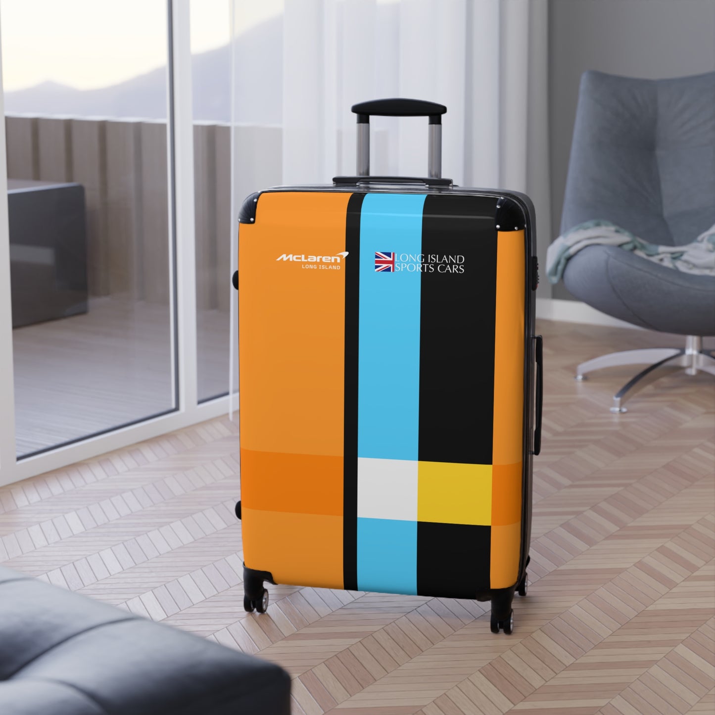 McLaren Long Island Orange Papaya Suitcase