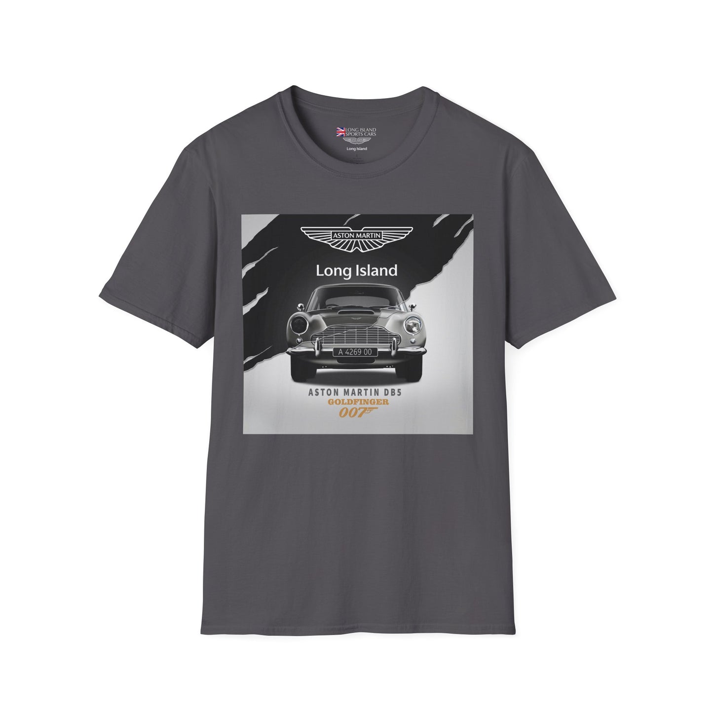 Aston Martin Long Island DB5 Goldfinger Bond-Inspired Unisex T-Shirt