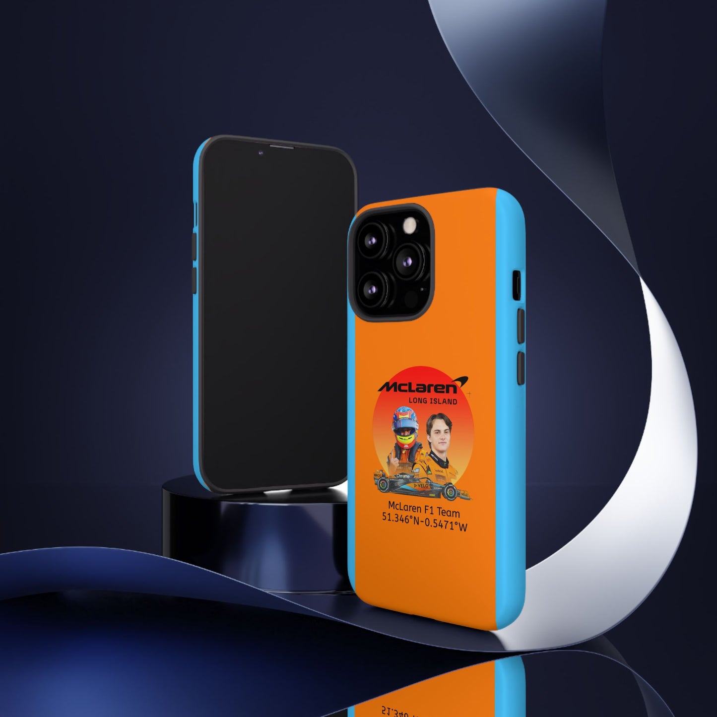 McLaren Long Island McLaren F1 inspired Oscar Piastri Impact-Resistant Phone Case - Sleek & Stylish