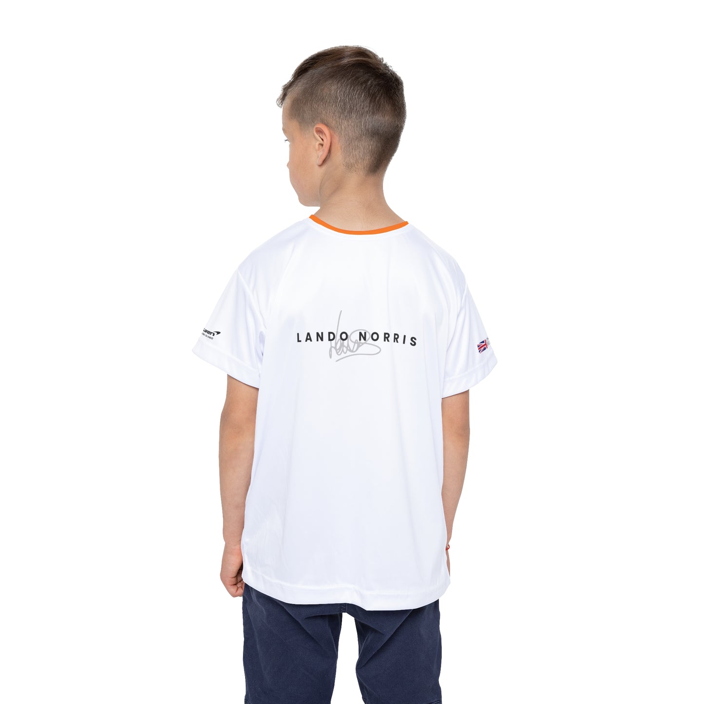 Kids Sports Jersey - Lando Norris Formula 1 inspired Design for Young Speed Enthusiasts