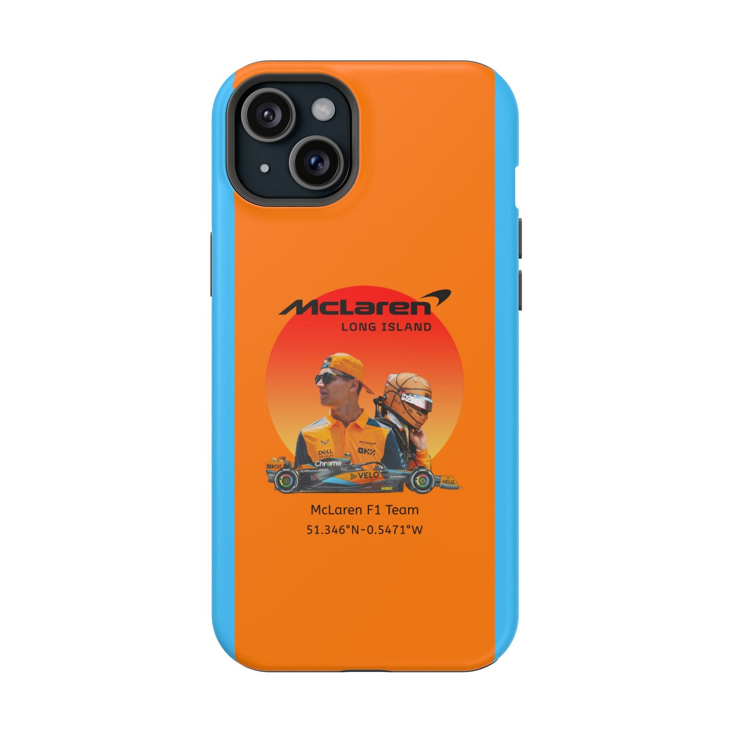 McLaren Long Island McLaren F1 inspired Lando Norris Impact-Resistant Phone Case - Sleek & Stylish