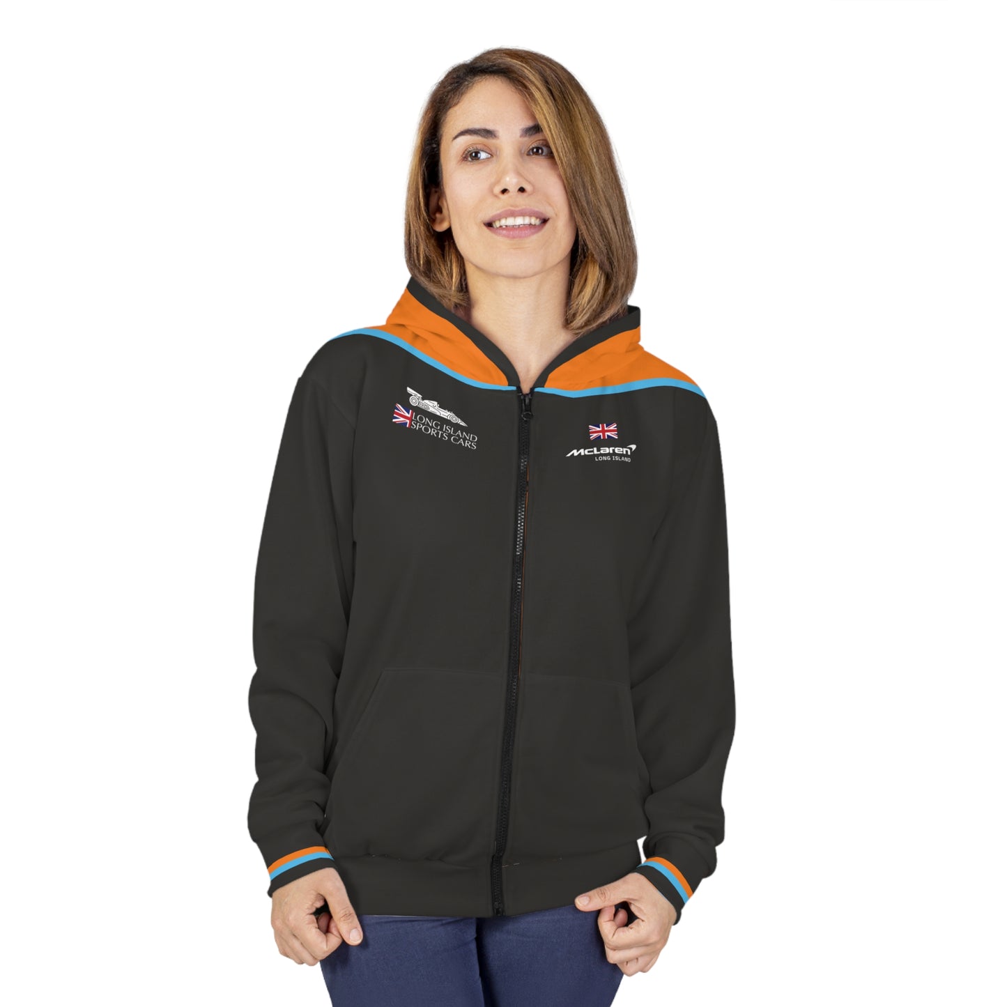 McLaren Long Island Unisex Zip Hoodie