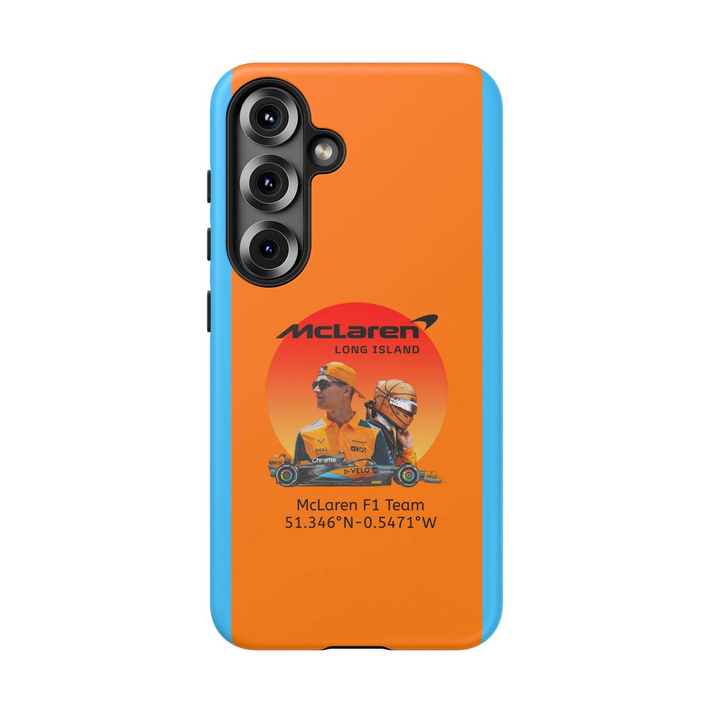 McLaren Long Island McLaren F1 inspired Lando Norris Impact-Resistant Phone Case - Sleek & Stylish
