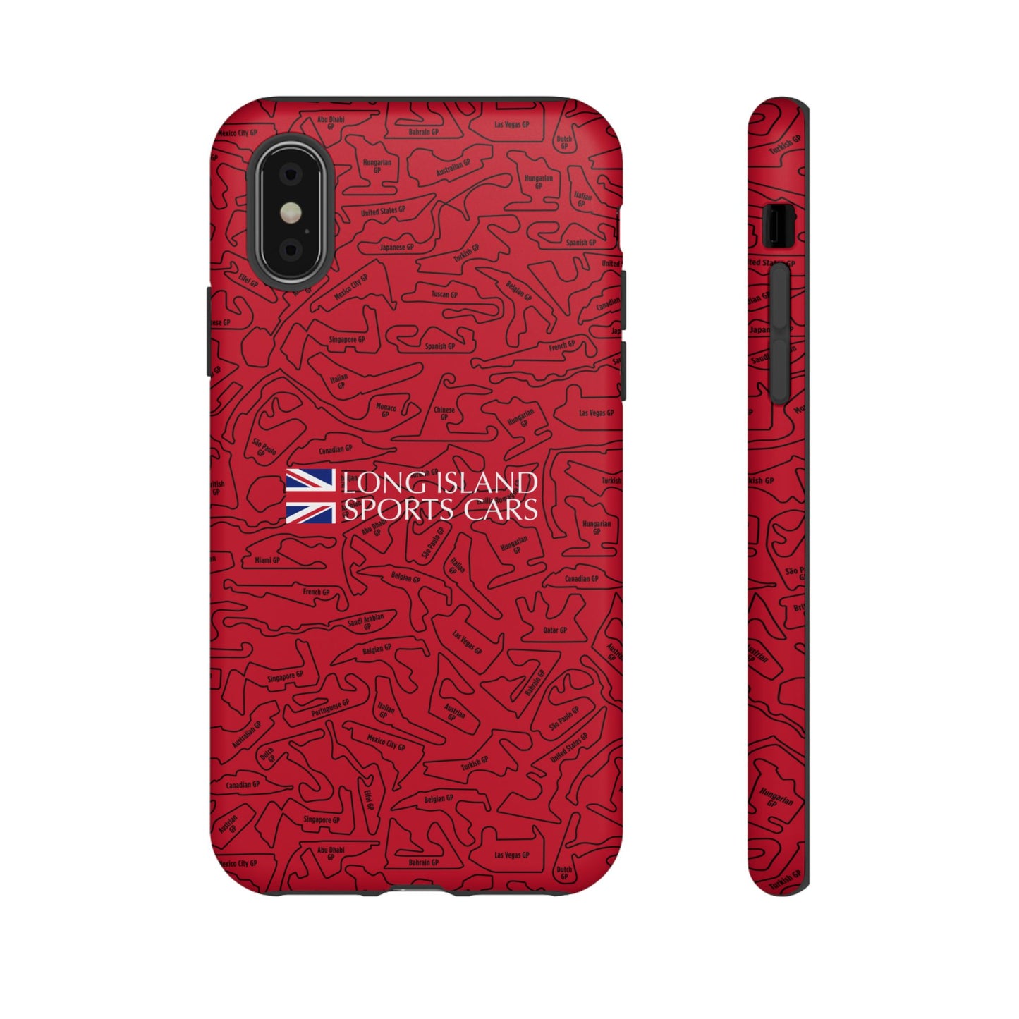 Long Island Sports Cars F1 race Track Inspired Impact-Resistant Phone Case