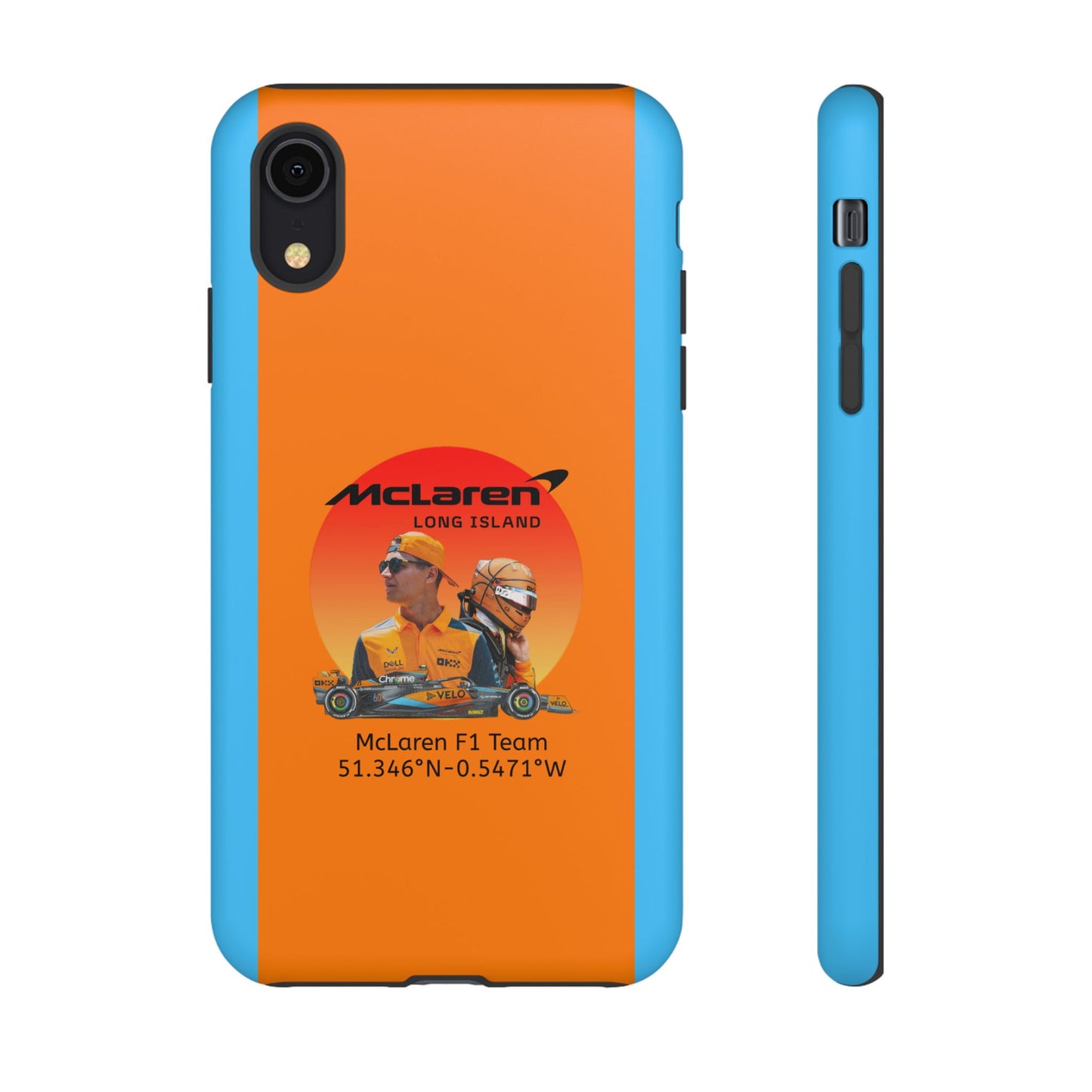 McLaren Long Island McLaren F1 inspired Lando Norris Impact-Resistant Phone Case - Sleek & Stylish