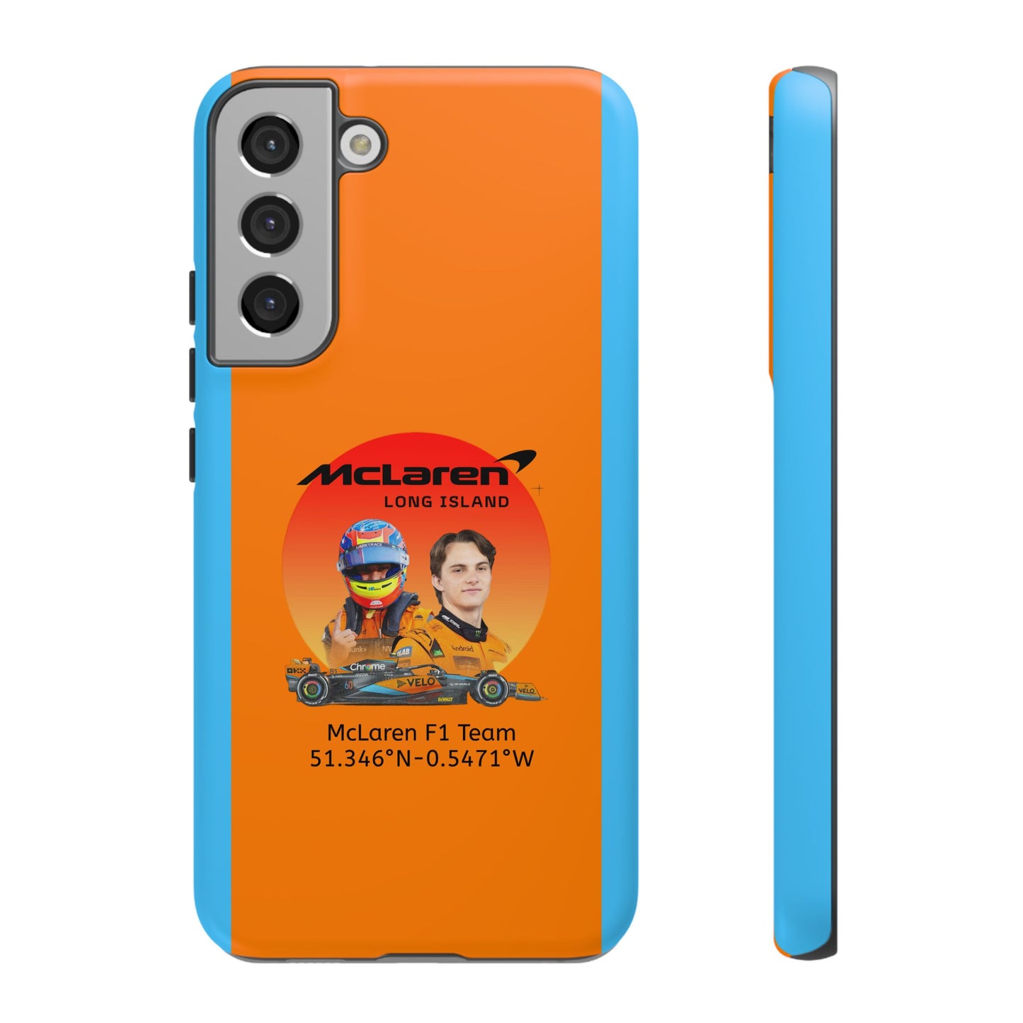McLaren Long Island McLaren F1 inspired Oscar Piastri Impact-Resistant Phone Case - Sleek & Stylish