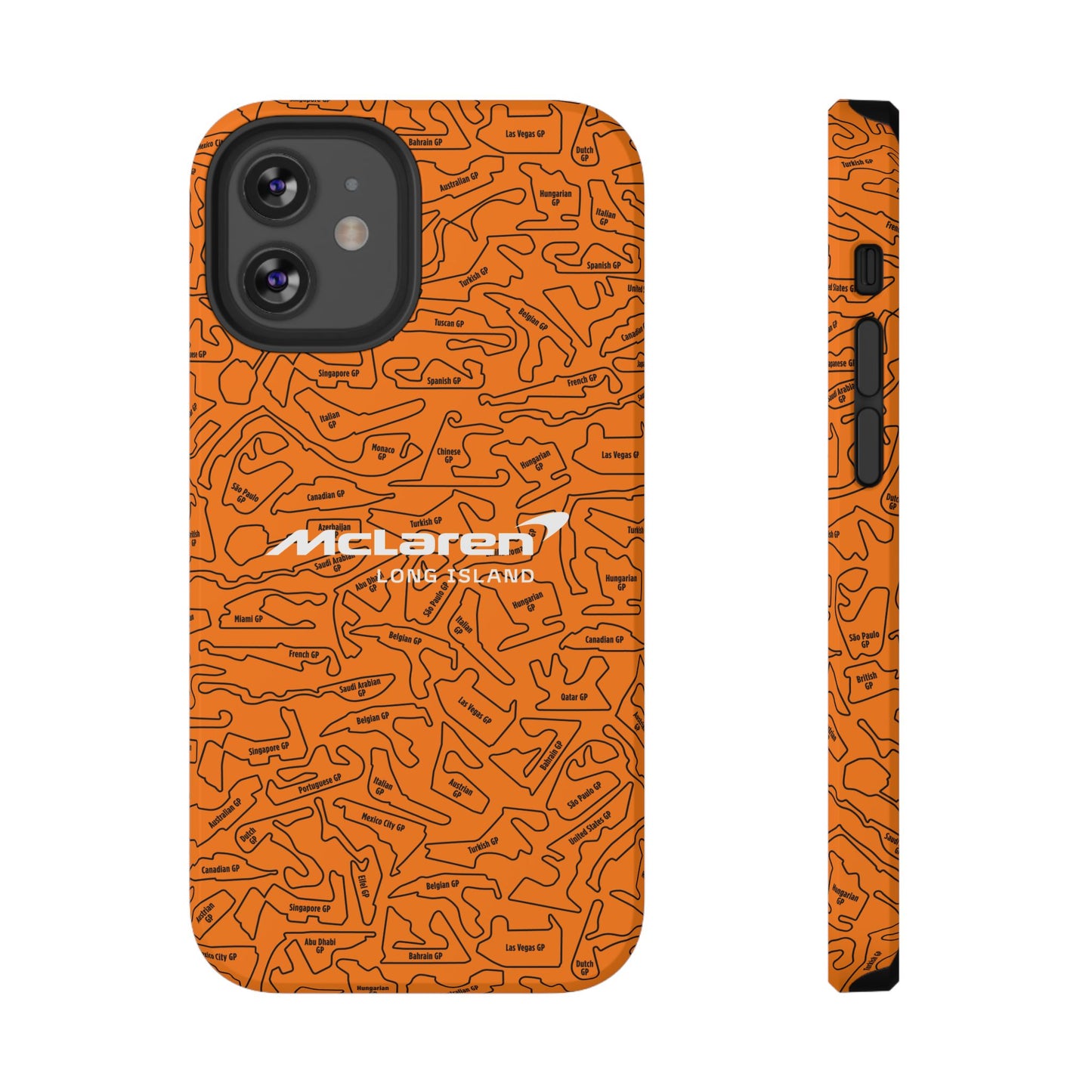 McLaren Long Island F1 race Track Inspired Impact-Resistant Phone Case