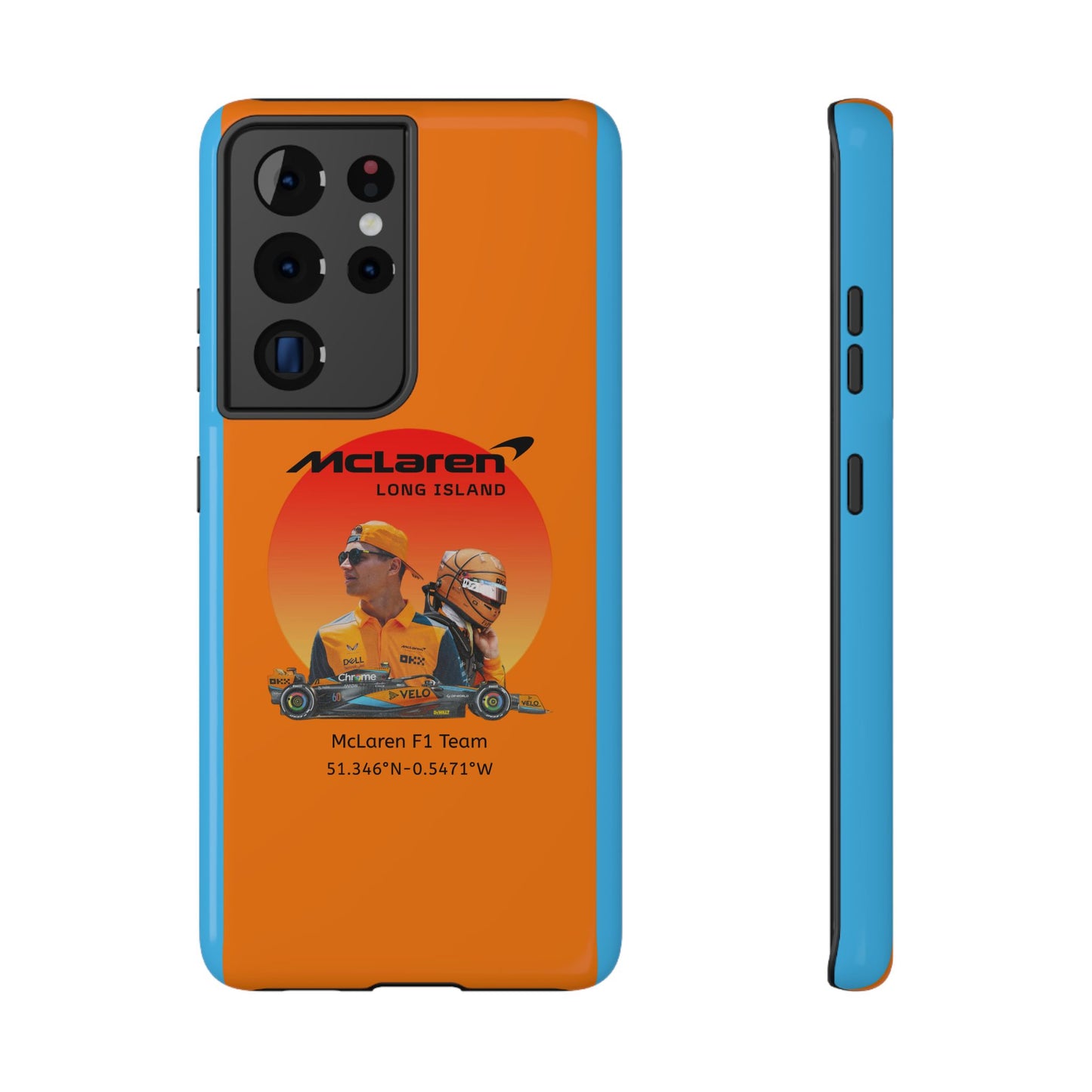 McLaren Long Island McLaren F1 inspired Lando Norris Impact-Resistant Phone Case - Sleek & Stylish