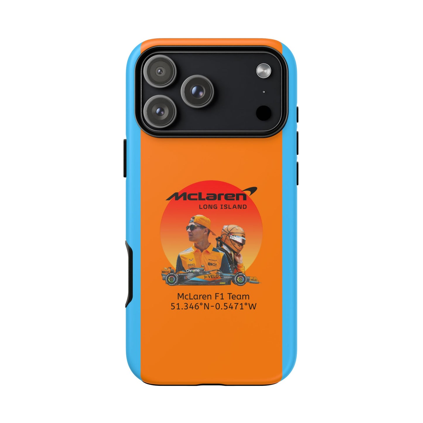 McLaren Long Island McLaren F1 inspired Lando Norris Impact-Resistant Phone Case - Sleek & Stylish