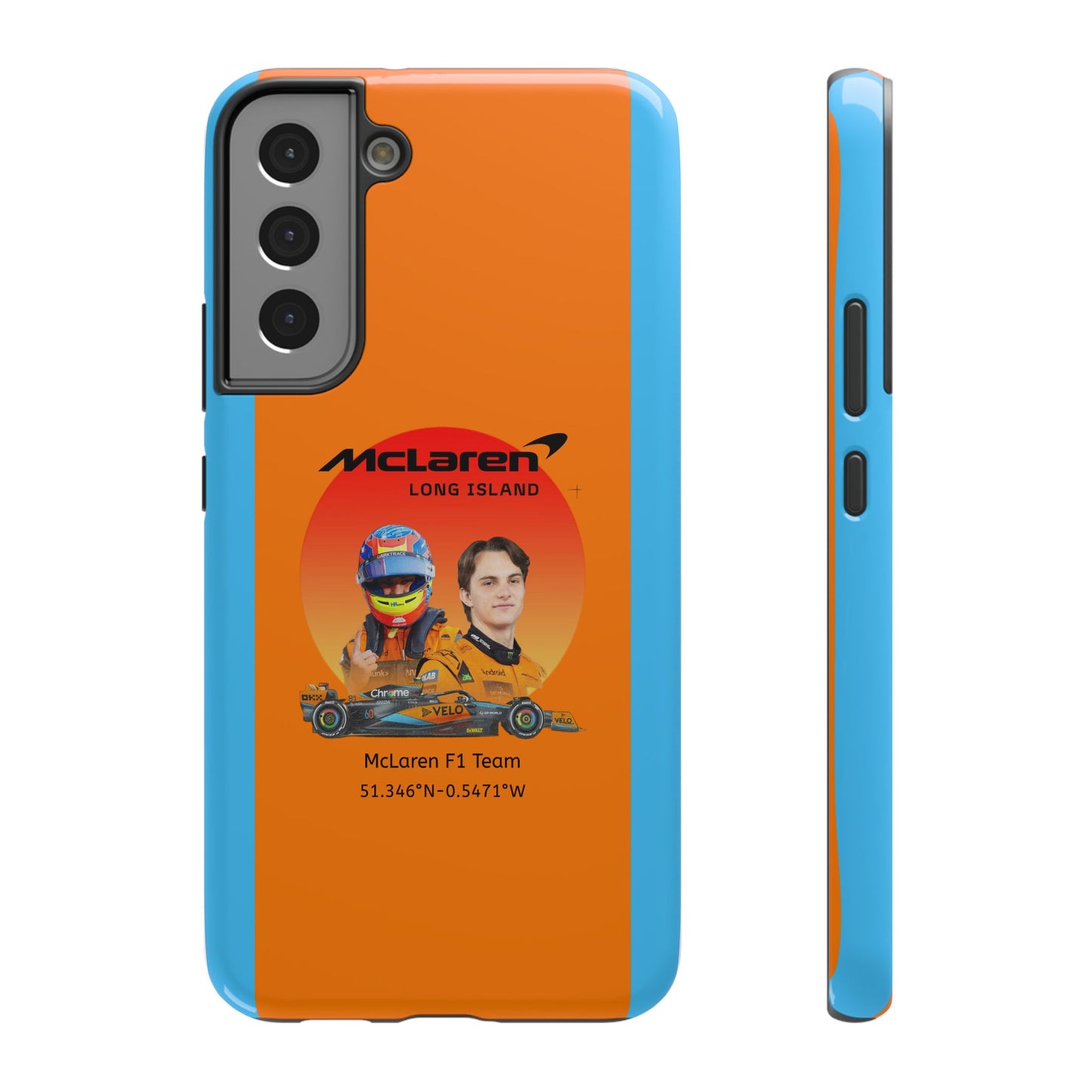 McLaren Long Island McLaren F1 inspired Oscar Piastri Impact-Resistant Phone Case - Sleek & Stylish