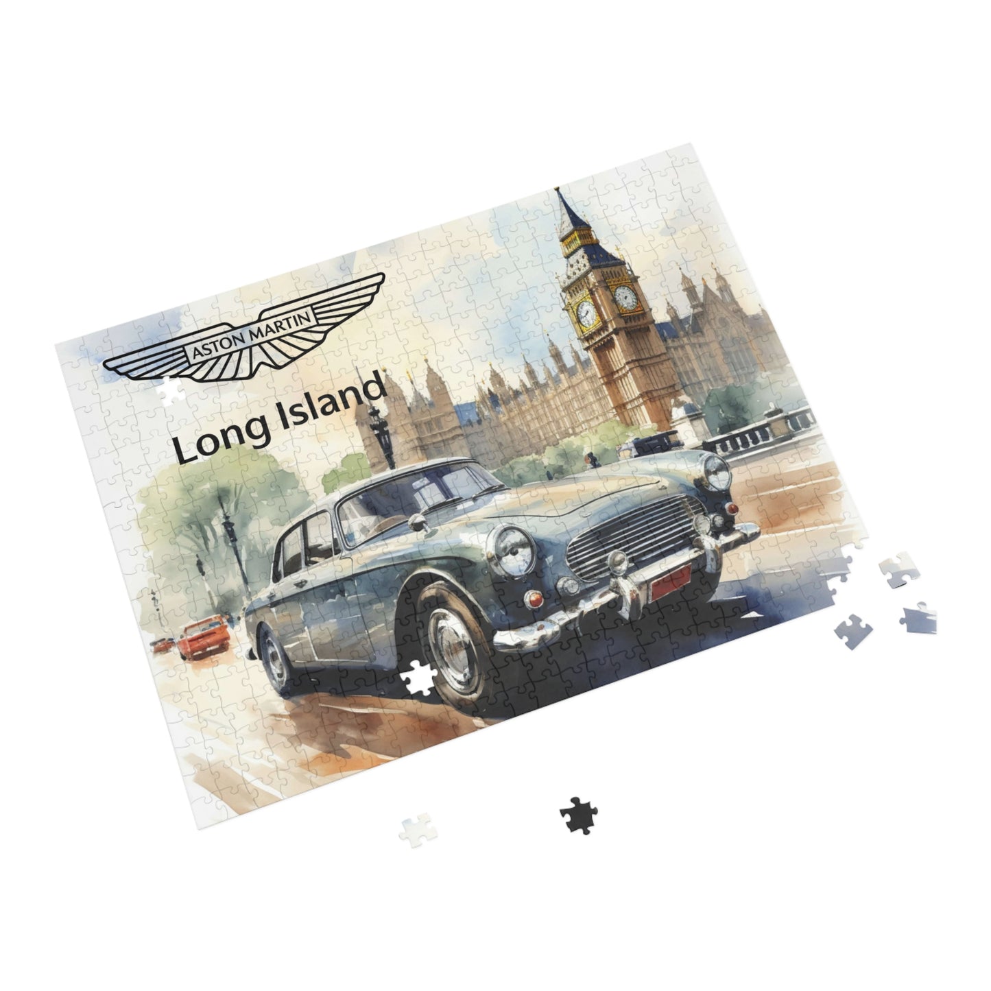 Aston Martin Long Island DB2 Inspired Puzzle - 96, 252, 500, 1000-Piece Options