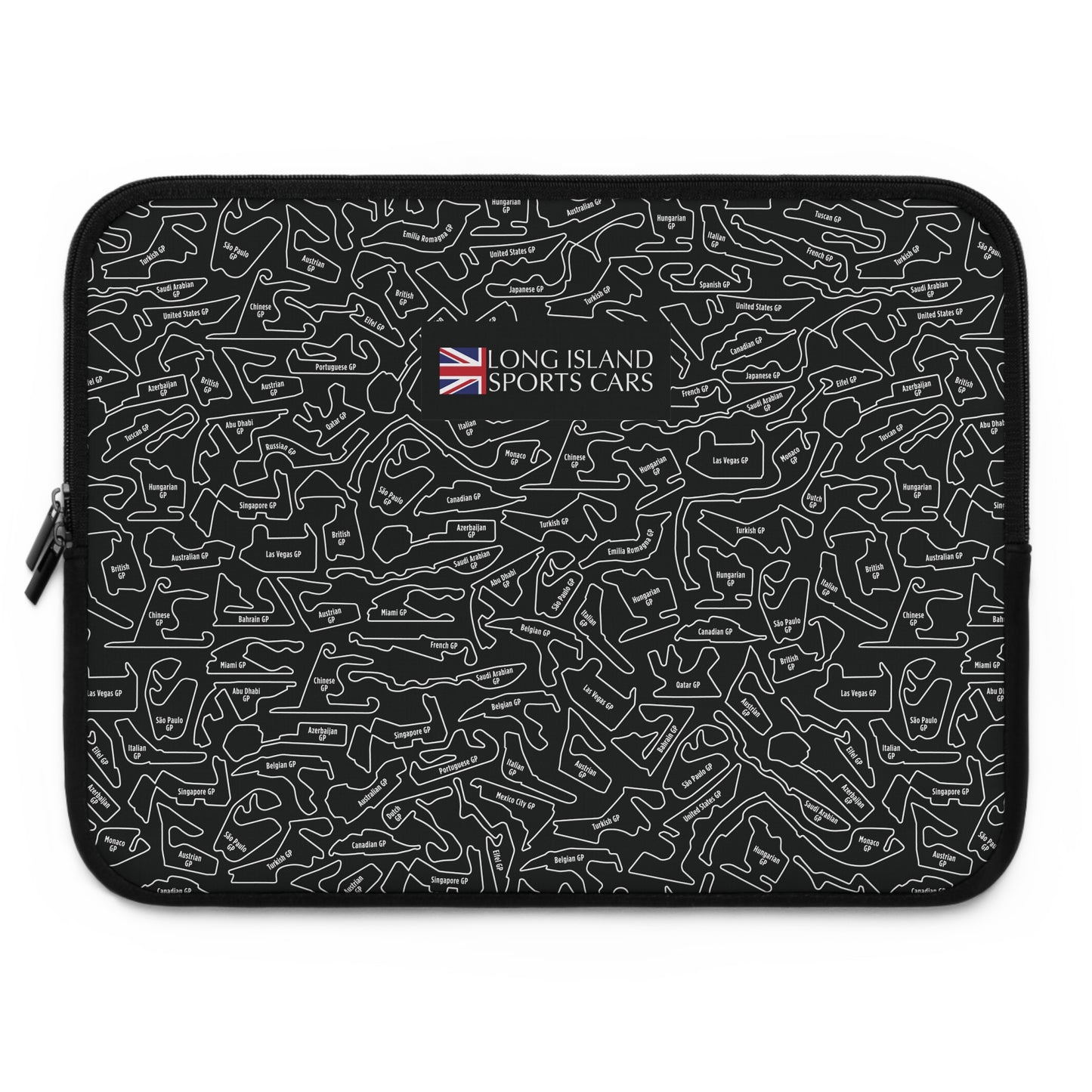 Long Island Sports Cars F1 Racetrack Laptop Sleeve