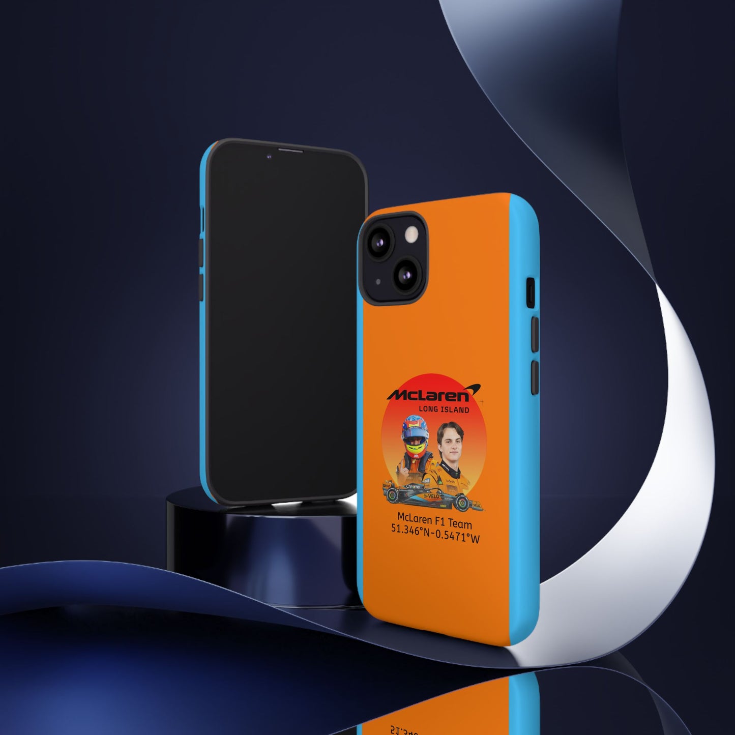 McLaren Long Island McLaren F1 inspired Oscar Piastri Impact-Resistant Phone Case - Sleek & Stylish