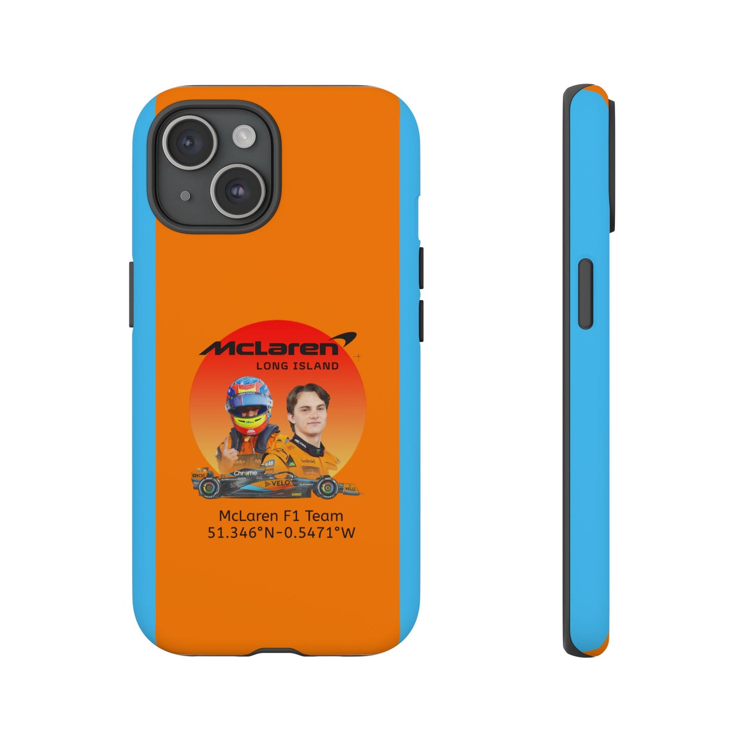 McLaren Long Island McLaren F1 inspired Oscar Piastri Impact-Resistant Phone Case - Sleek & Stylish