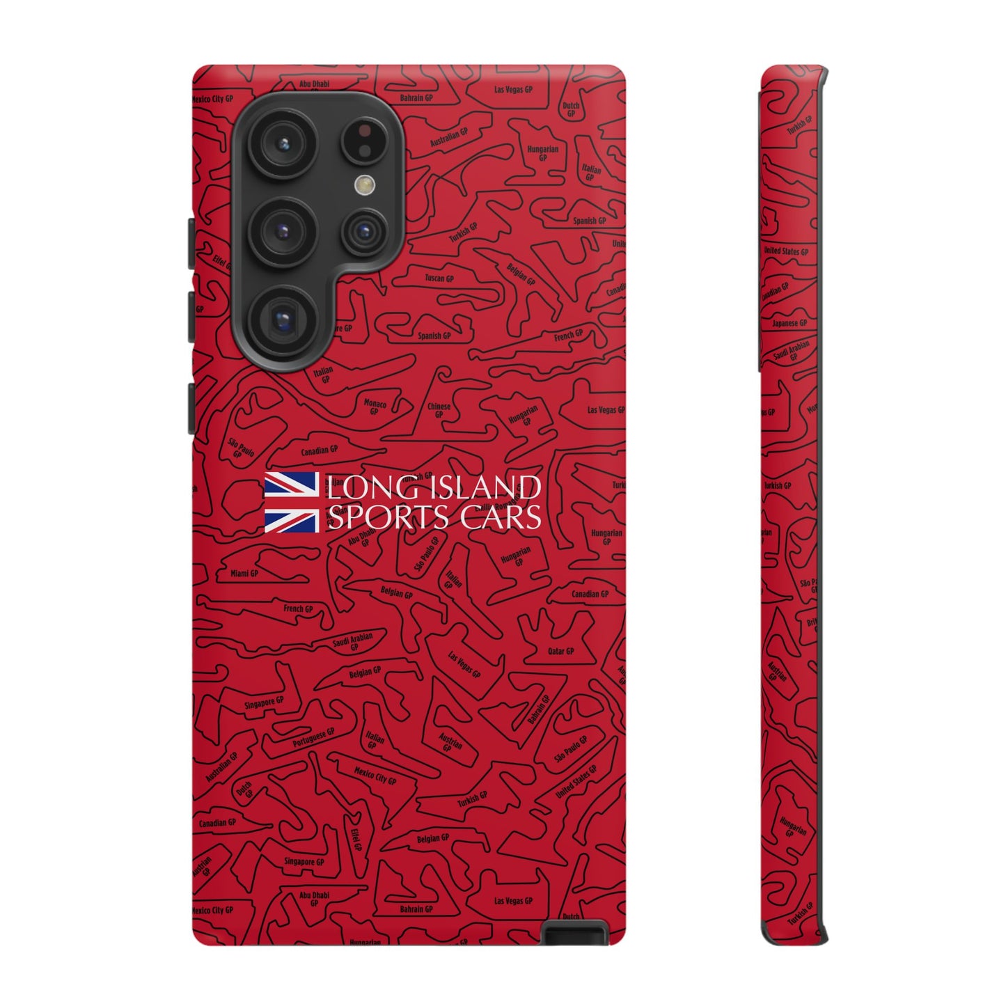 Long Island Sports Cars F1 race Track Inspired Impact-Resistant Phone Case