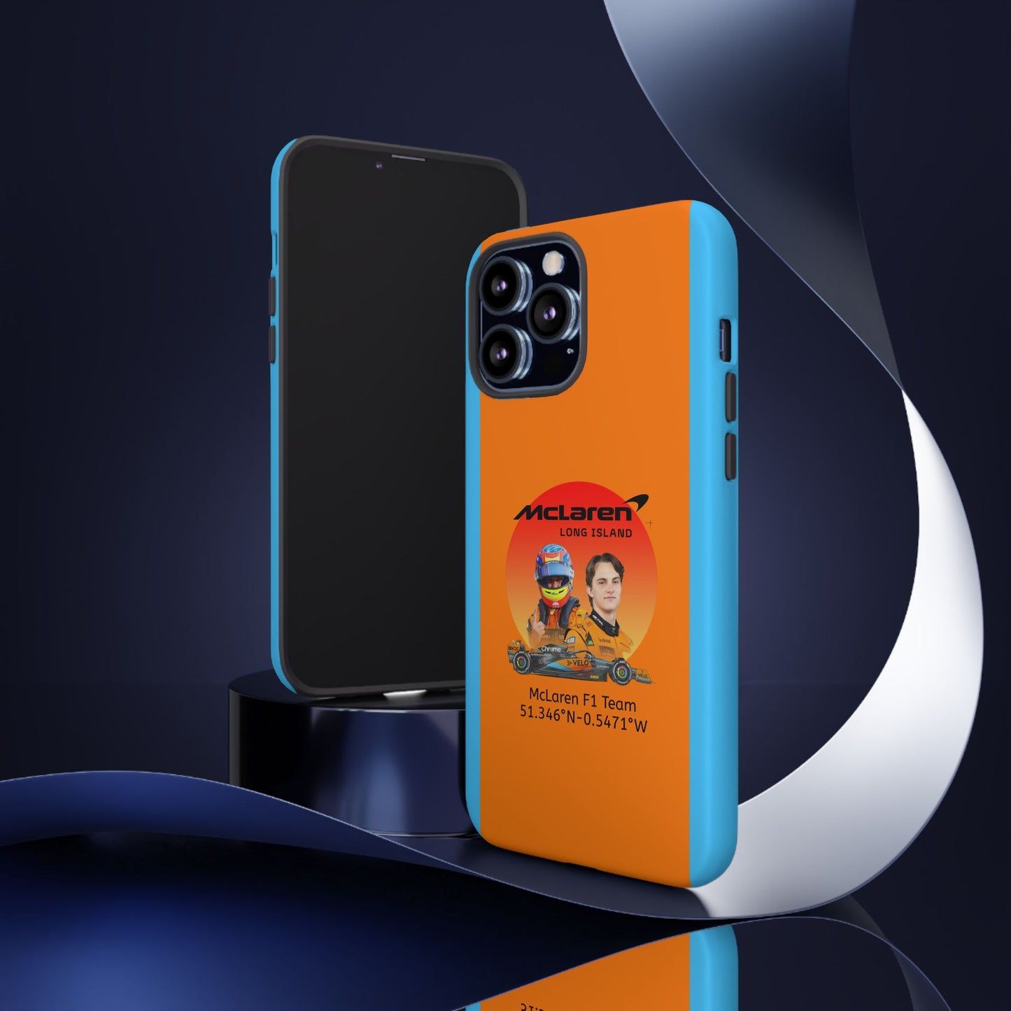 McLaren Long Island McLaren F1 inspired Oscar Piastri Impact-Resistant Phone Case - Sleek & Stylish